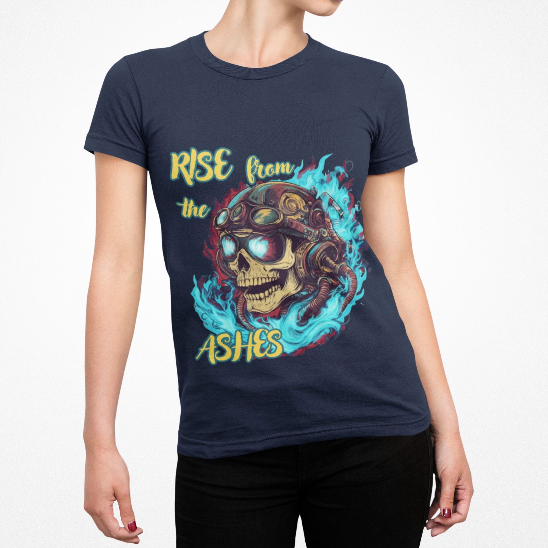 Rise from the Ashes Shirt – Empowering Quote Tee, Casual Streetwear -Uplifting Inspirational Gift