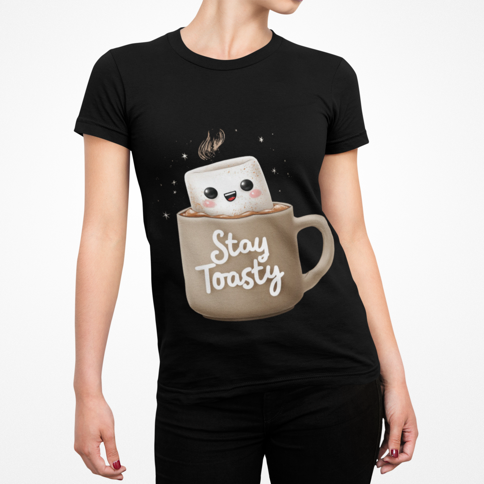Stay Toasty Shirt | Cozy Fall Winter T-Shirt | Cute Camping Graphic Tee | Holiday Season Unisex Top