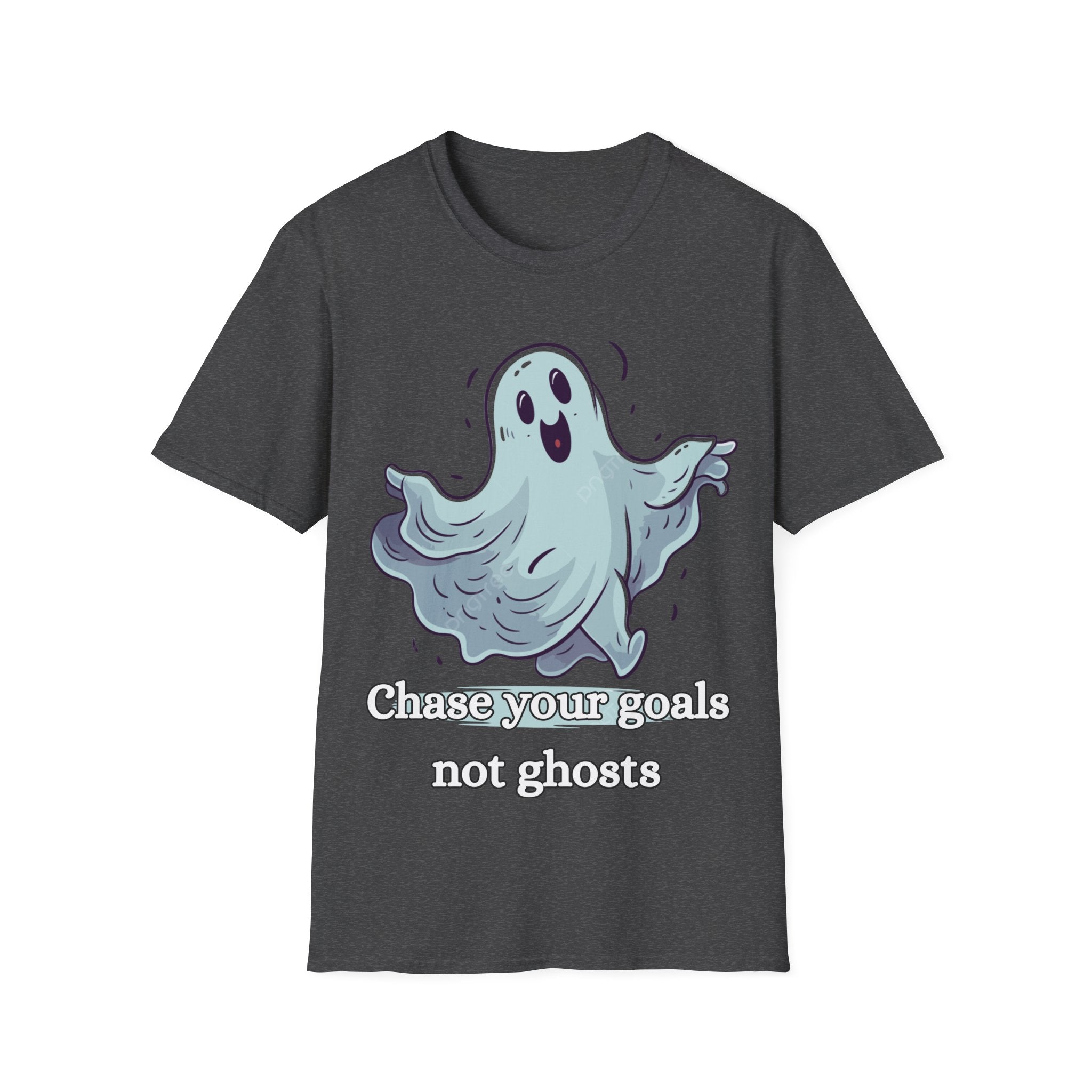 Chase Your Goals Not Ghosts Shirt – Funny Motivational Halloween Graphic Tee