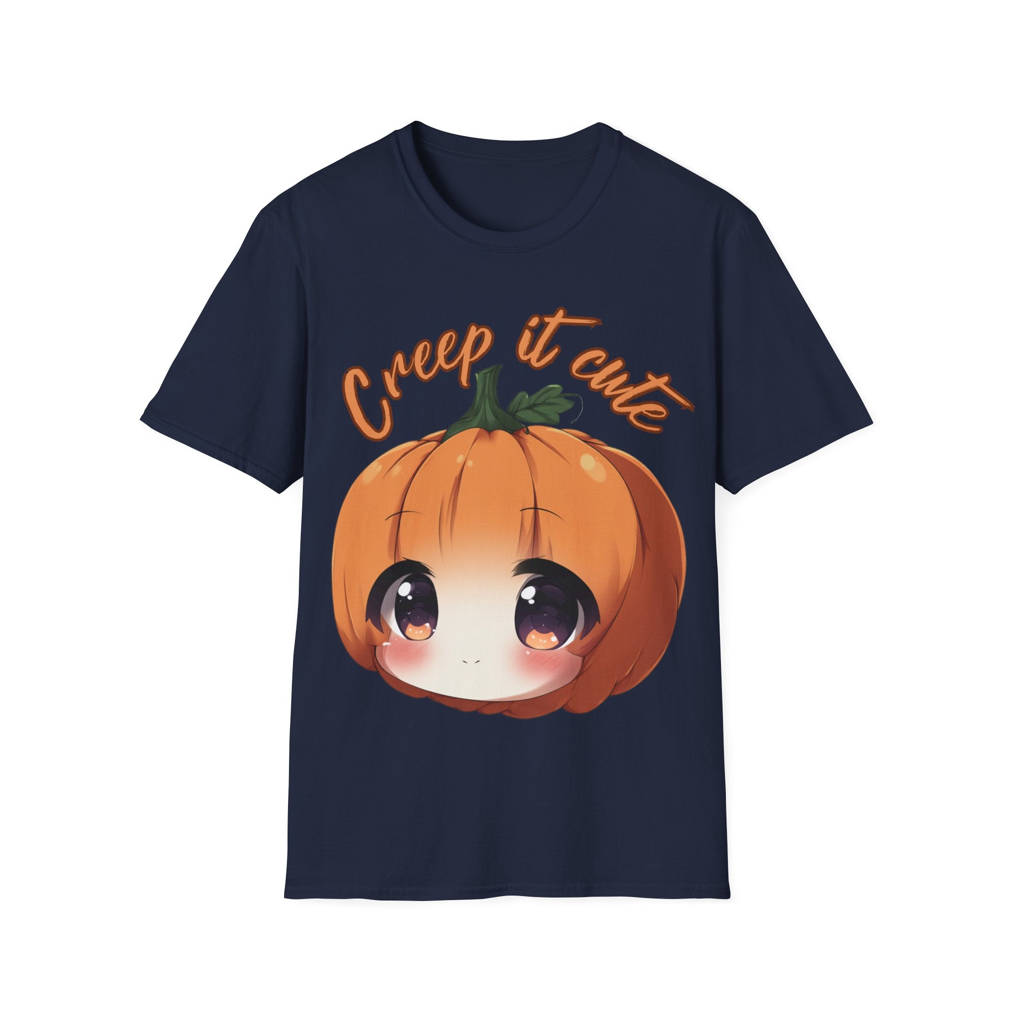 Creep It Cute Halloween T-Shirt – Fun Spooky Season Graphic Tee | Cute  pumpkin head Shirt