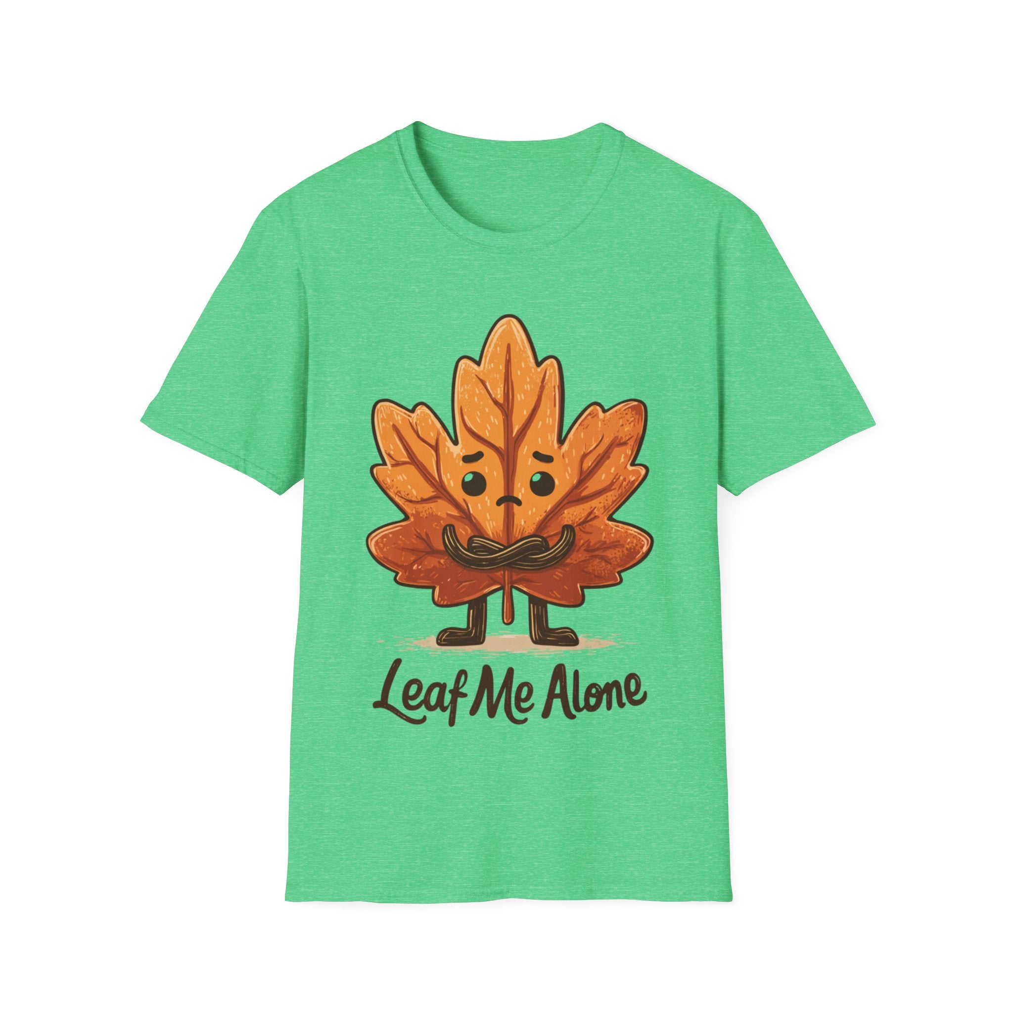 Leaf Me Alone Shirt | Funny Fall T-Shirt | Autumn Pun Graphic Tee | Cozy Pumpkin Season Unisex Top | Gift for Her or Him