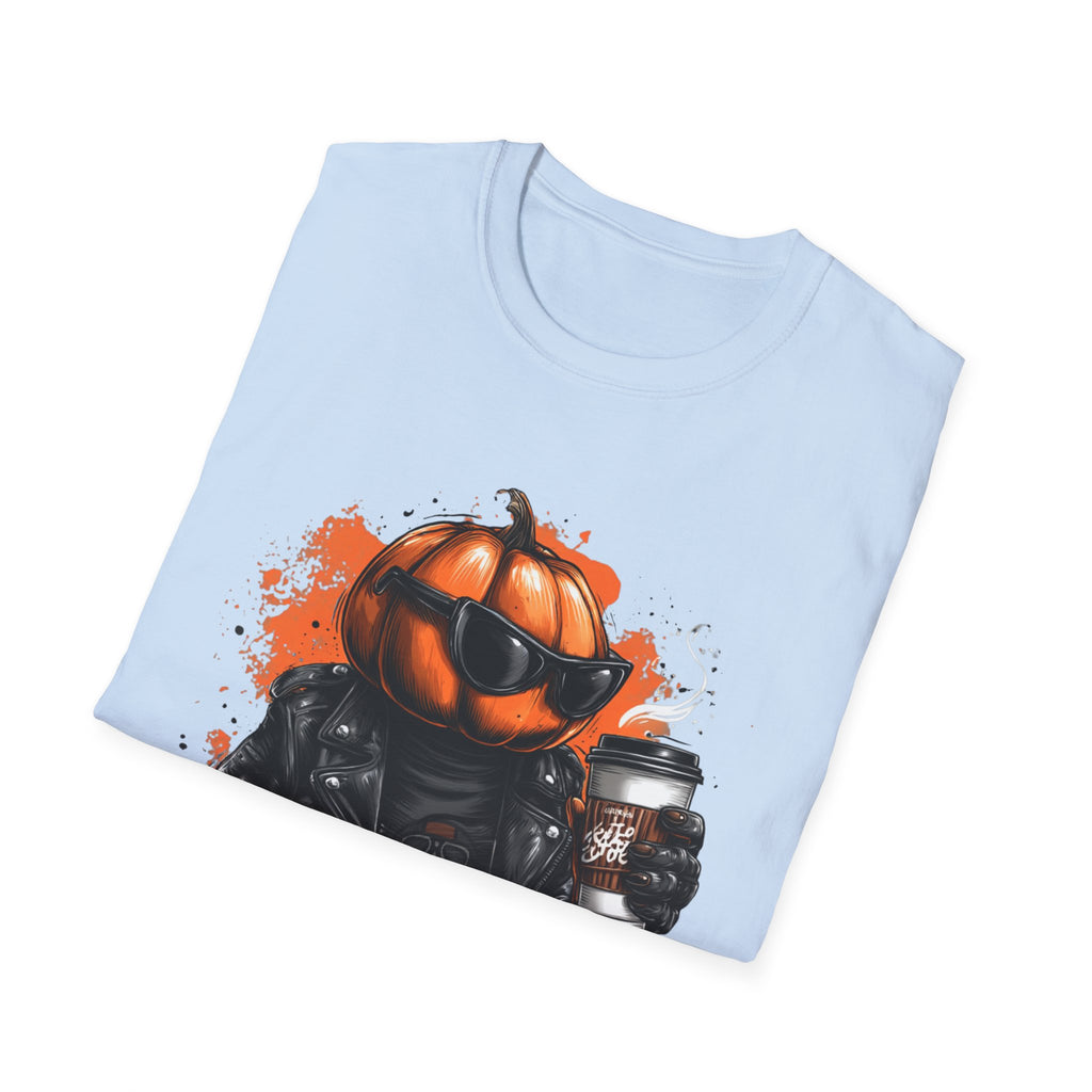 Pumpkin Rebel - Funny Halloween T-Shirt | Positive Spooky Season Graphic Tee - Unisex Softstyle T-Shirt