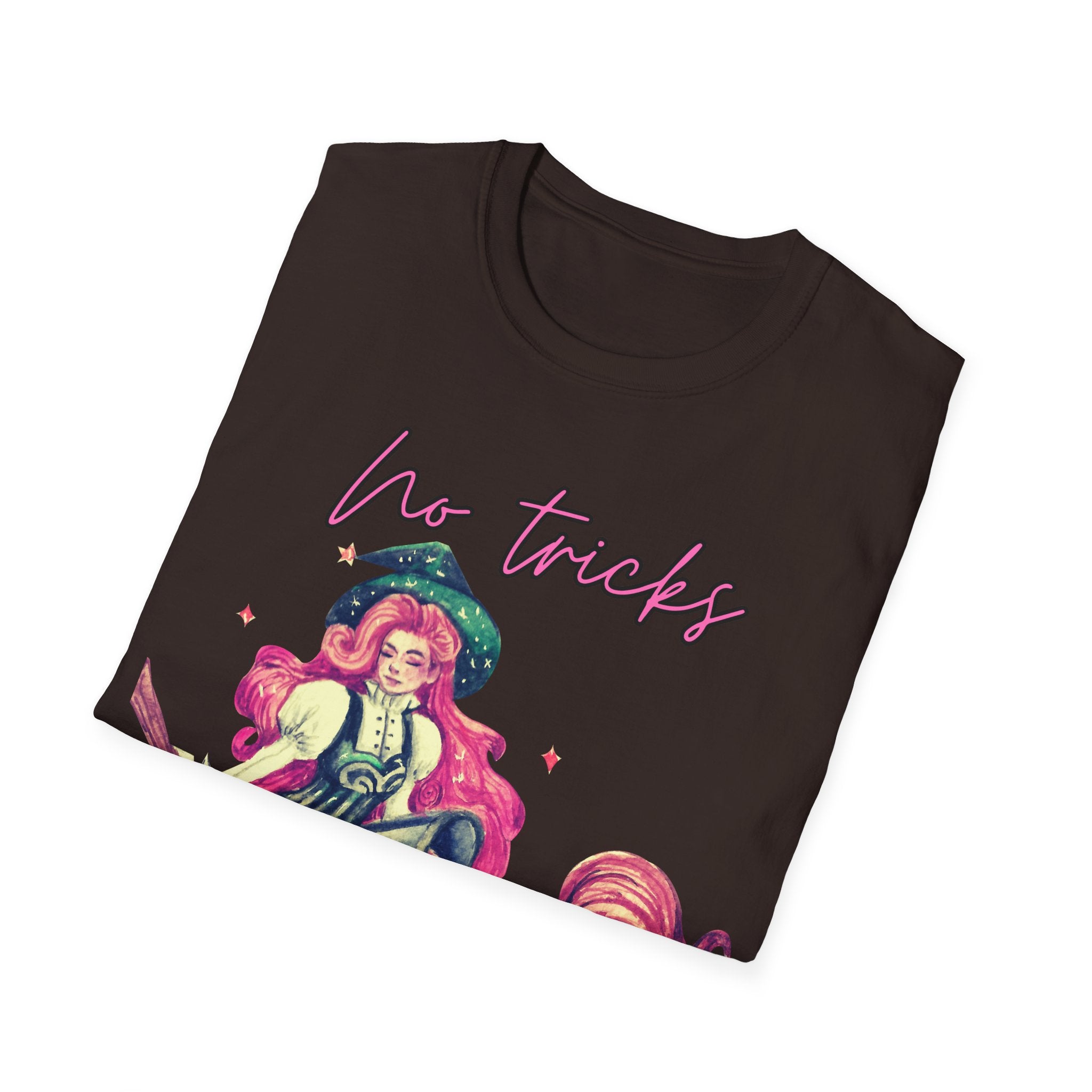 No Tricks Just Self-Love T-Shirt – Positive Halloween Graphic Tee | Unisex  Softstyle Cotton Shirt