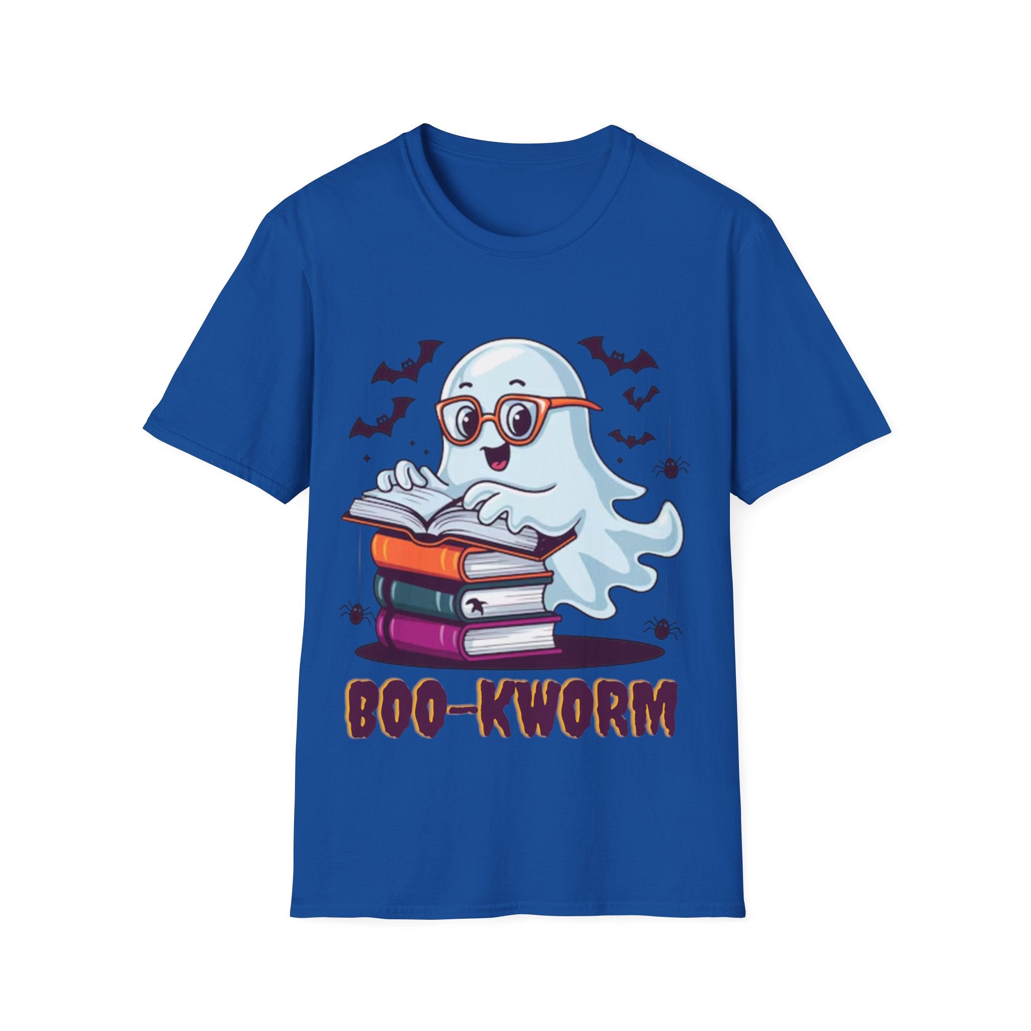 Boo-Kworm T-Shirt – Funny Halloween Book Lover Graphic Tee | Unisex Cotton Shirt