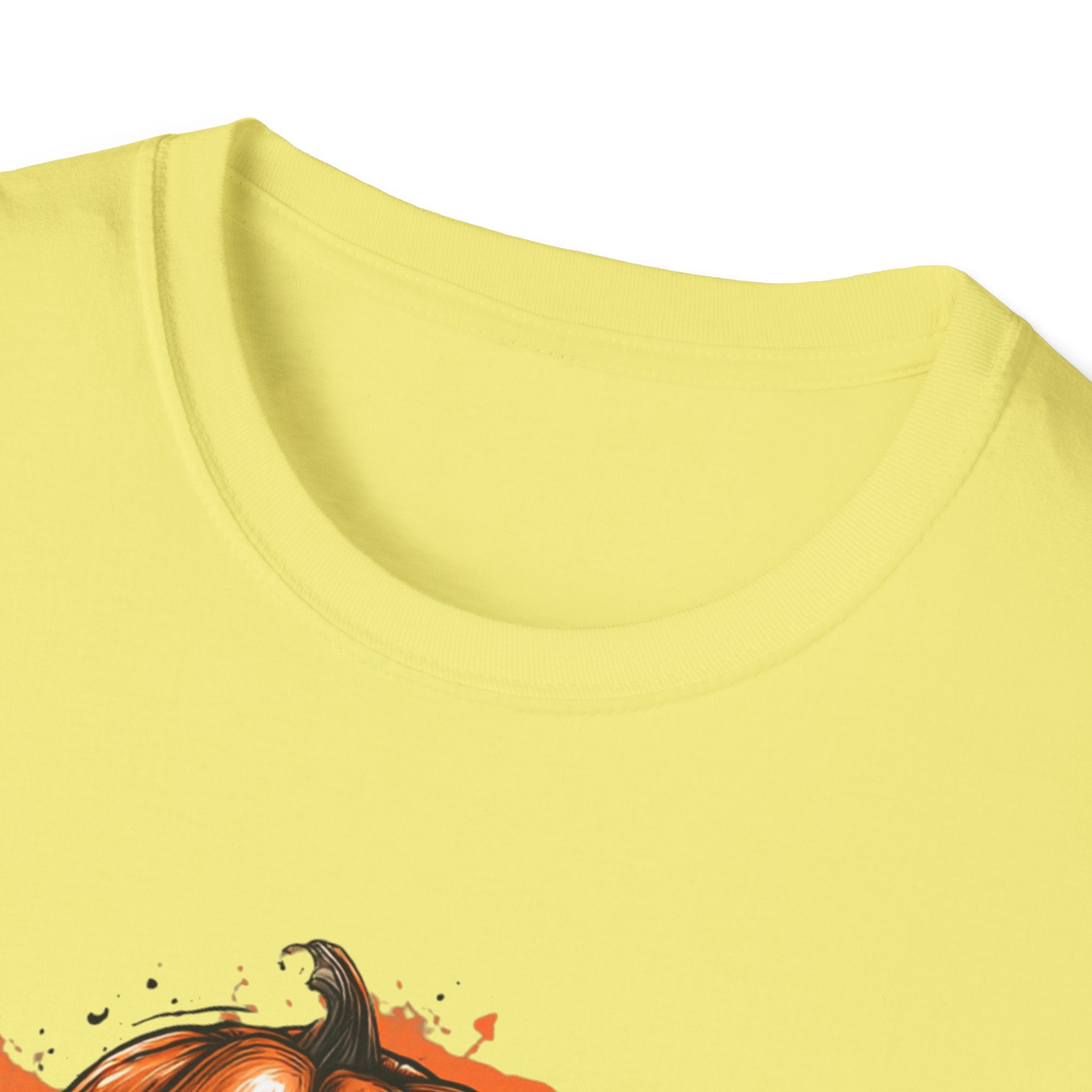 Pumpkin Rebel - Funny Halloween T-Shirt | Positive Spooky Season Graphic Tee - Unisex Softstyle T-Shirt