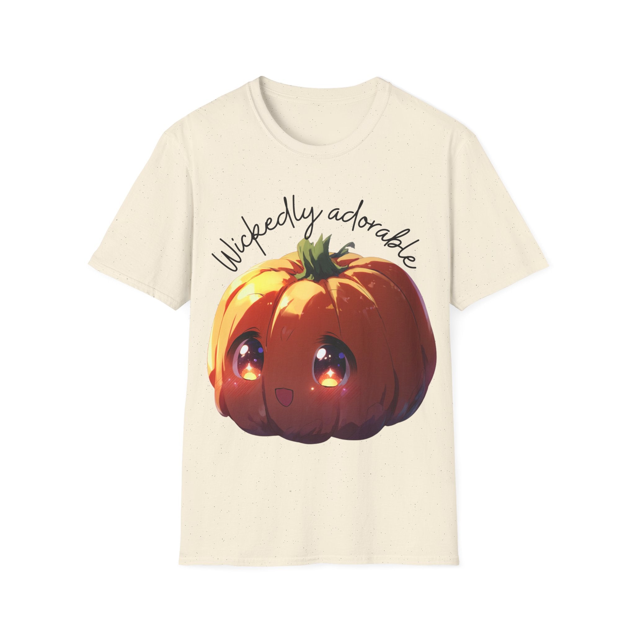 Wickedly Adorable Shirt | Cute Halloween T-Shirt | pumpkin head Graphic Tee | Spooky Season Outfit | Fall Party Topv