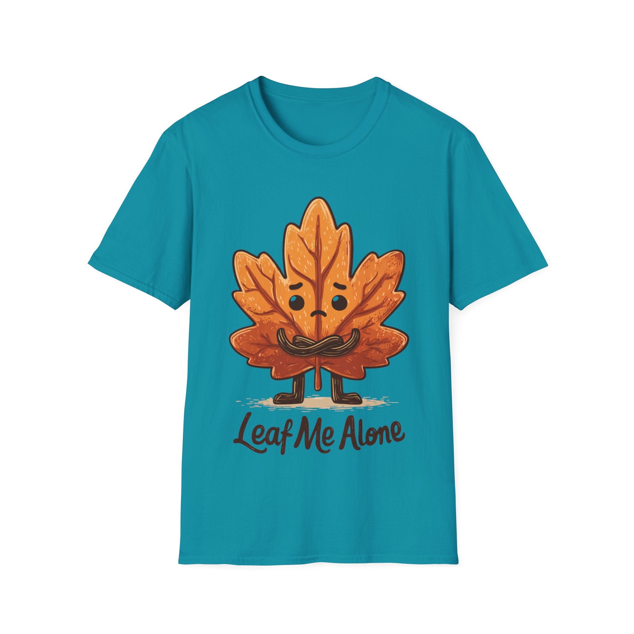 Leaf Me Alone Shirt | Funny Fall T-Shirt | Autumn Pun Graphic Tee | Cozy Pumpkin Season Unisex Top | Gift for Her or Him