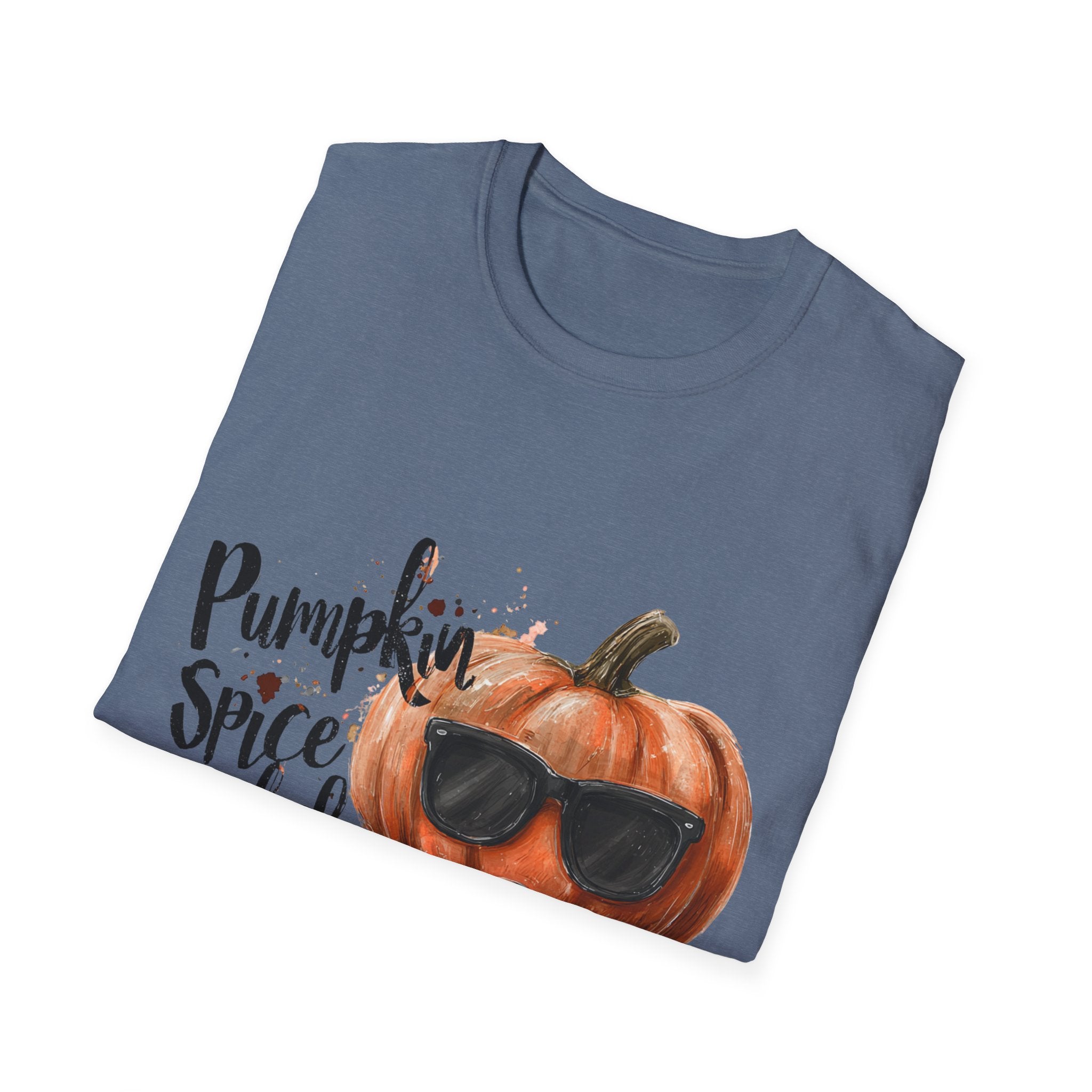 Funny Spooky Tee – Pumpkin Spice Rebel Halloween Graphic Shirt - Unisex Softstyle T-Shirt