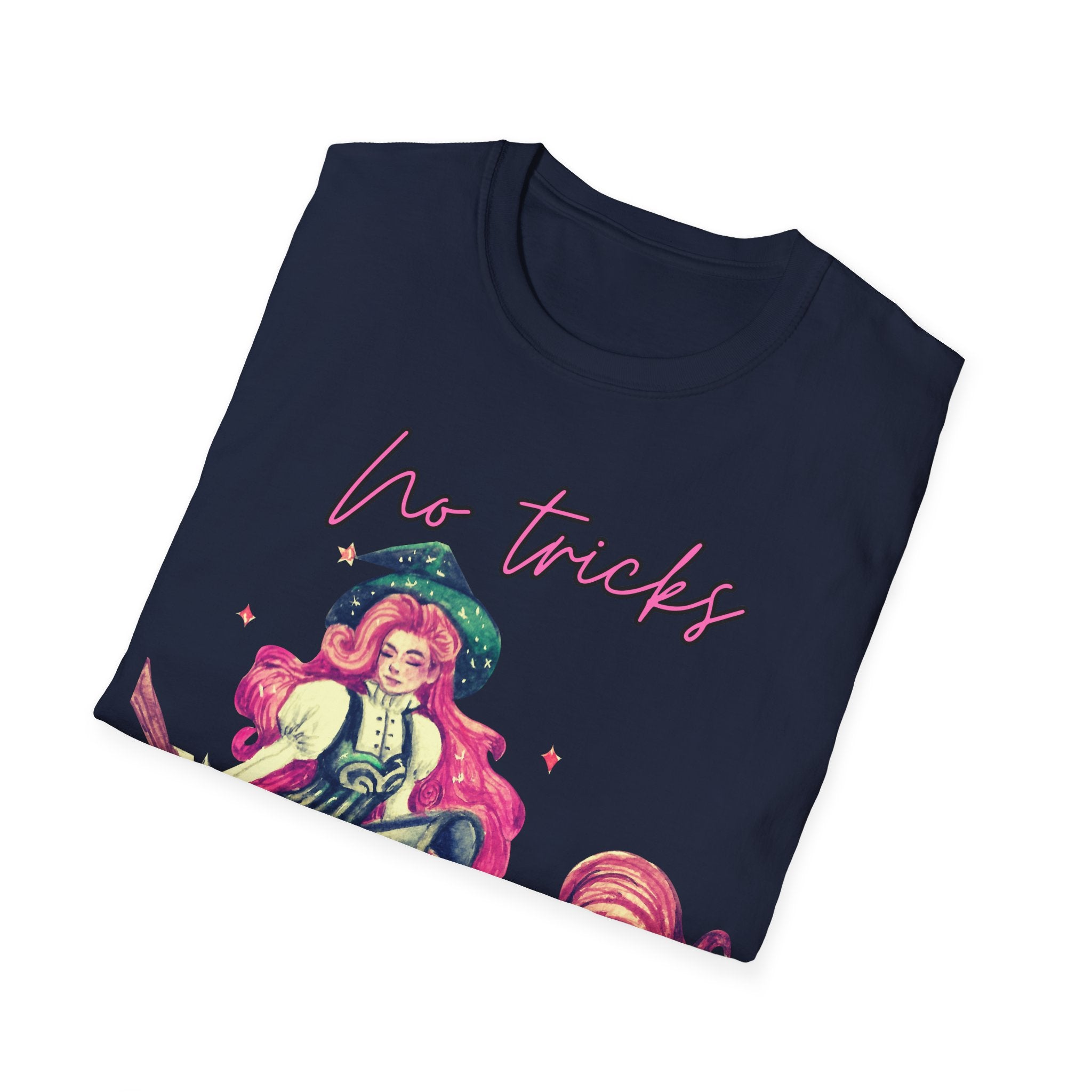 No Tricks Just Self-Love T-Shirt – Positive Halloween Graphic Tee | Unisex  Softstyle Cotton Shirt