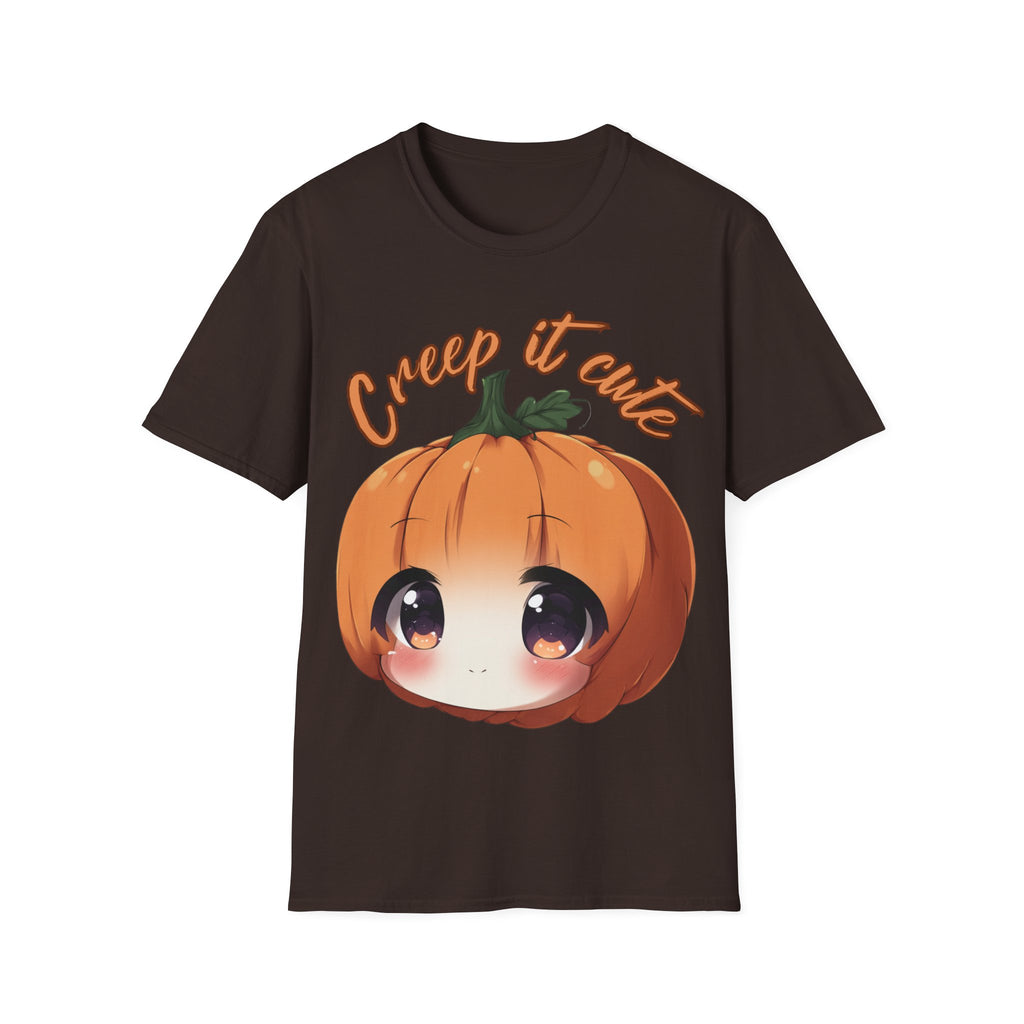 Creep It Cute Halloween T-Shirt – Fun Spooky Season Graphic Tee | Cute  pumpkin head Shirt