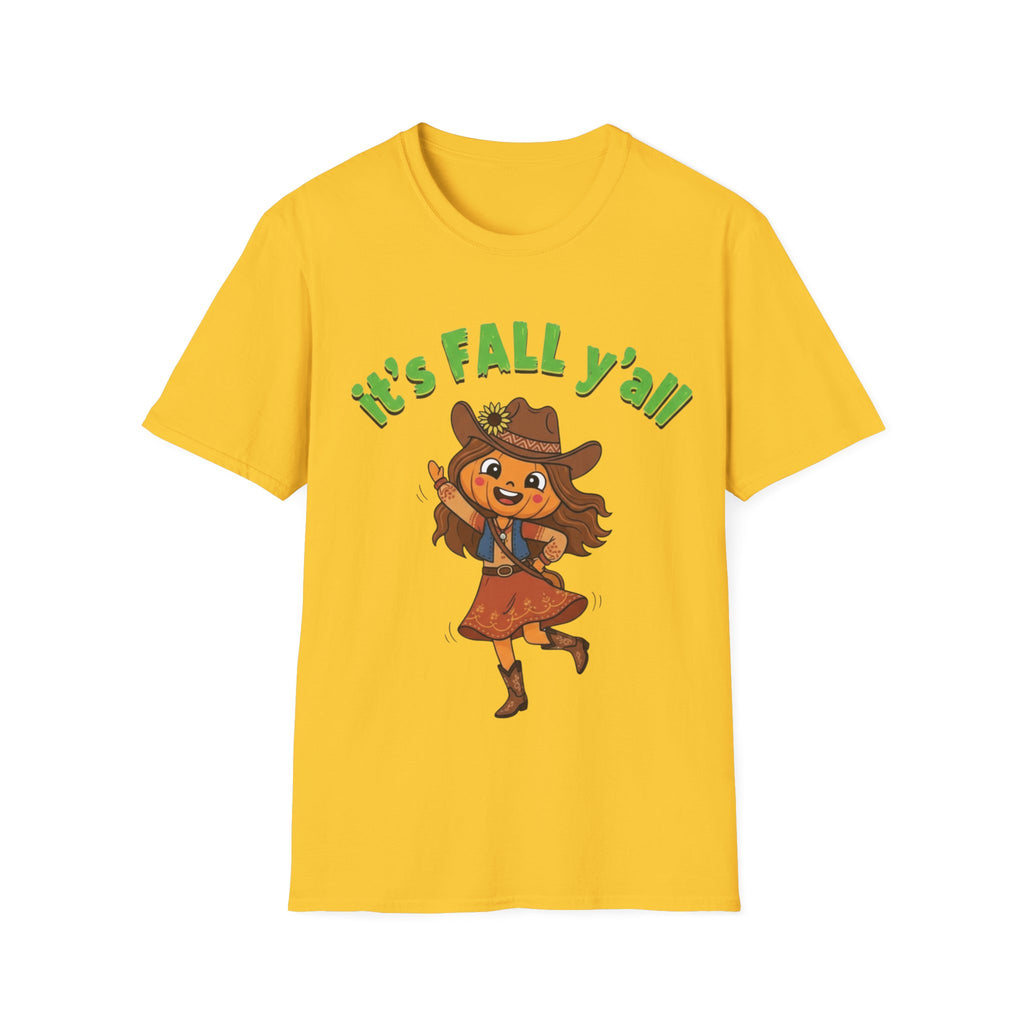 It’s Fall Y’all T-Shirt – Cute Autumn Graphic Tee | Cozy Pumpkin Season Unisex Shirt