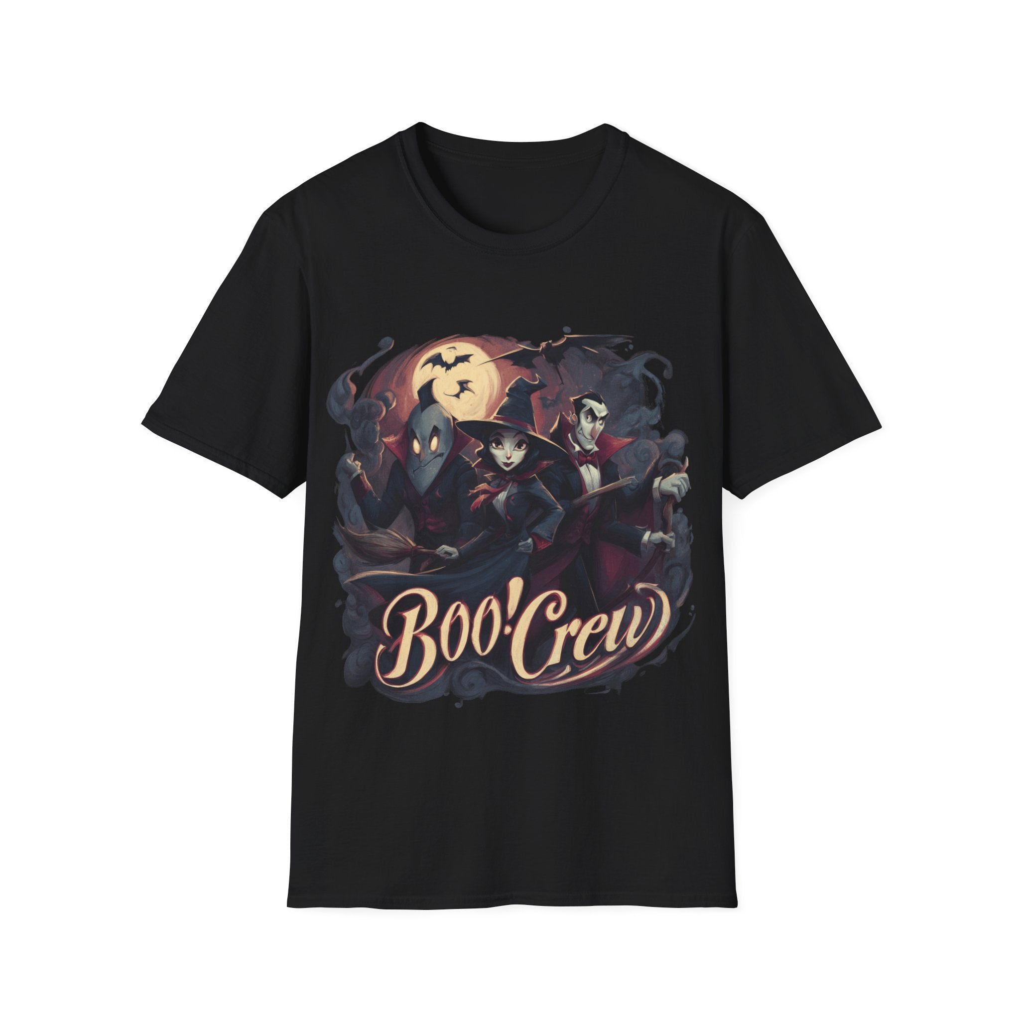 Boo Crew T-Shirt – Funny Halloween Matching Graphic Tee | Unisex Cotton Shirt