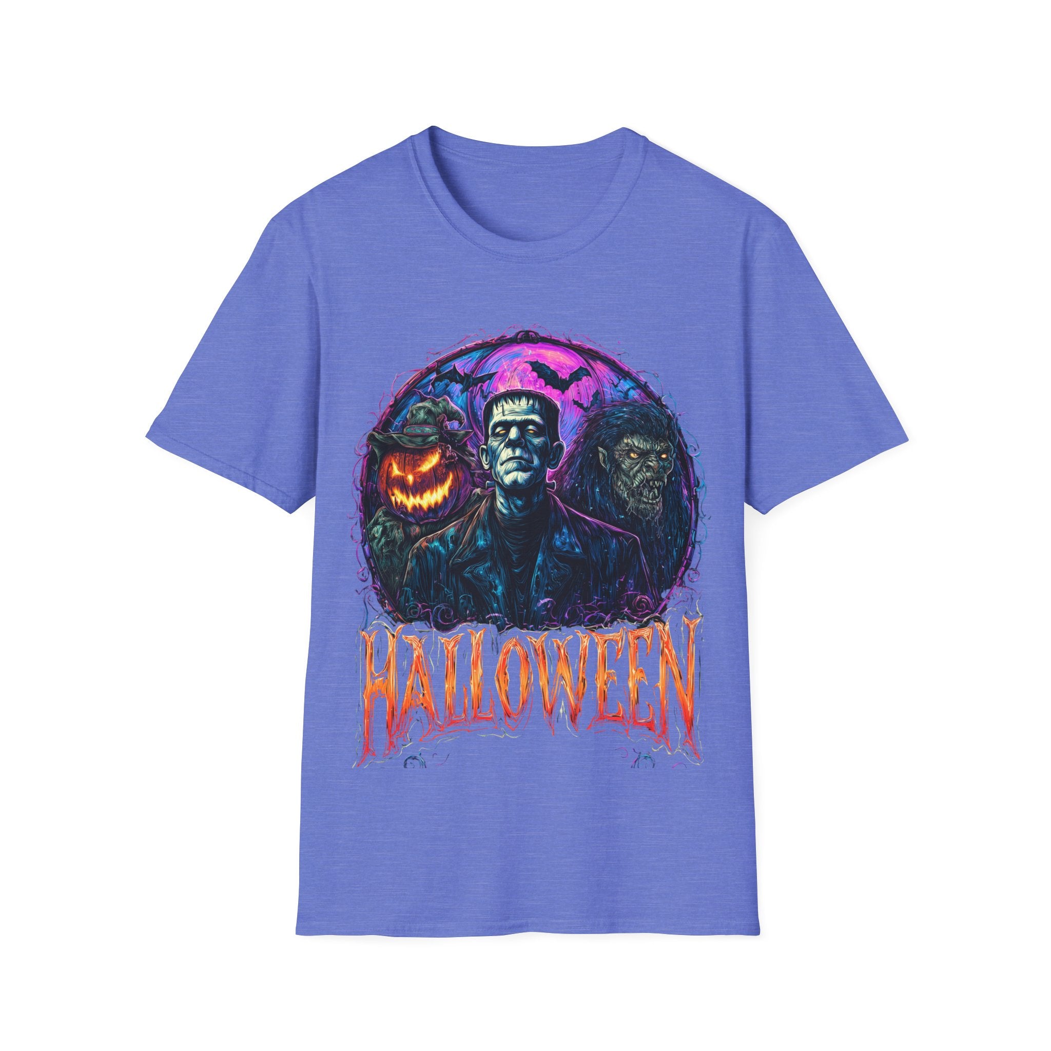 Frankenstein Scary Halloween Shirt – Ghosts, Pumpkins & Horror Graphic Tee
