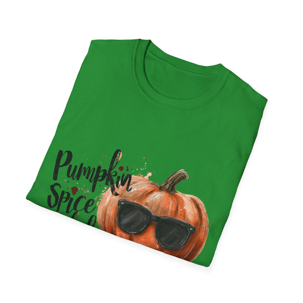 Funny Spooky Tee – Pumpkin Spice Rebel Halloween Graphic Shirt - Unisex Softstyle T-Shirt