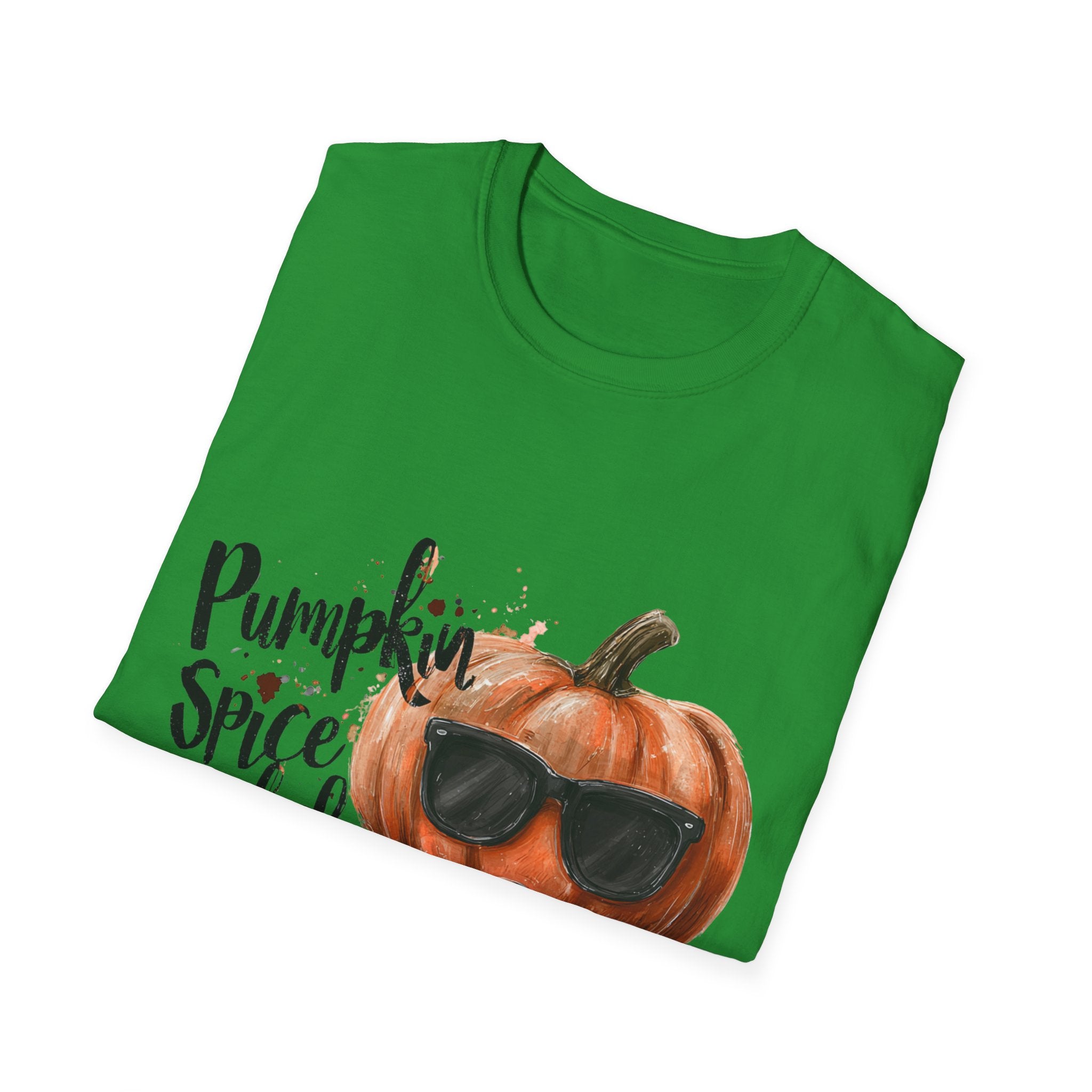 Funny Spooky Tee – Pumpkin Spice Rebel Halloween Graphic Shirt - Unisex Softstyle T-Shirt