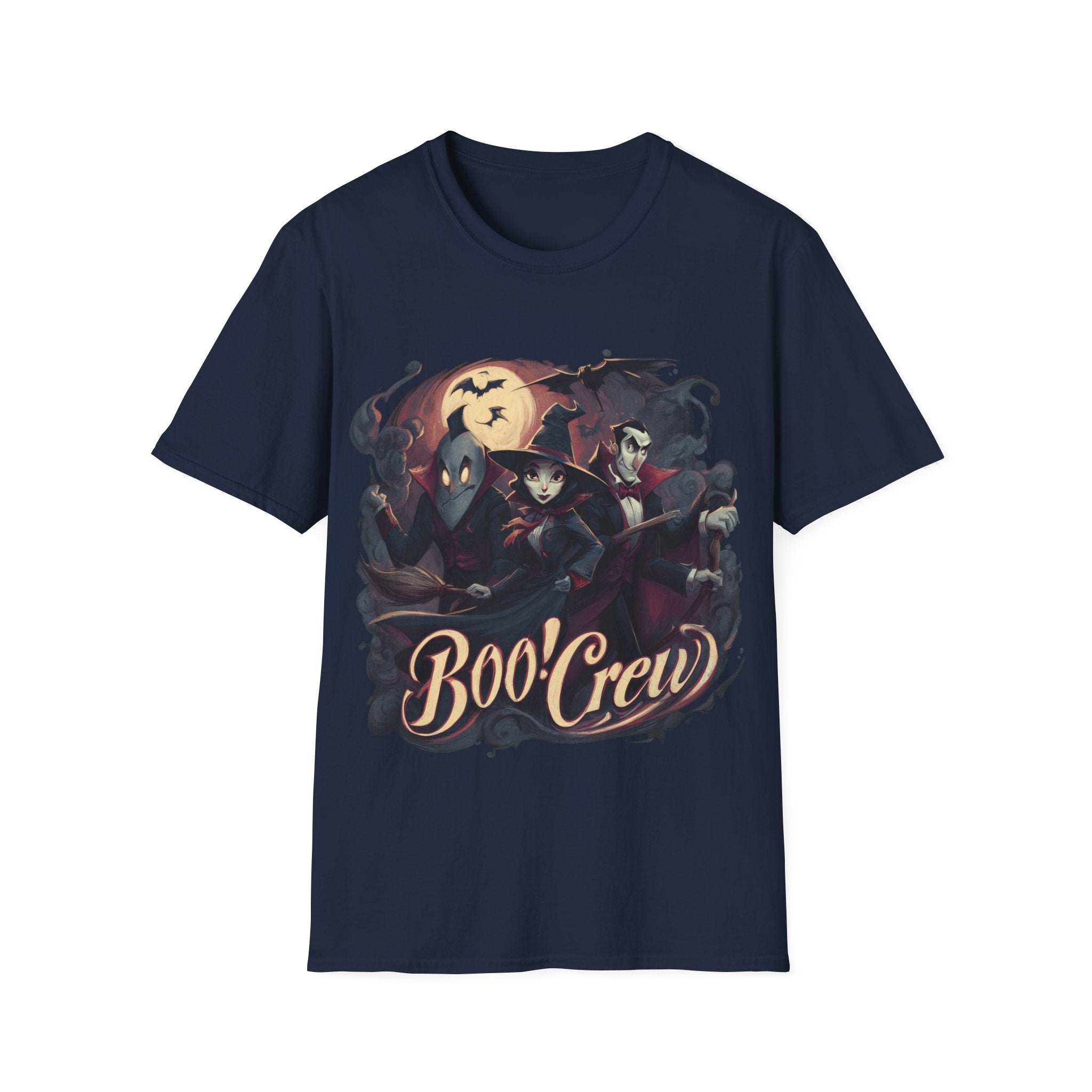 Boo Crew T-Shirt – Funny Halloween Matching Graphic Tee | Unisex Cotton Shirt