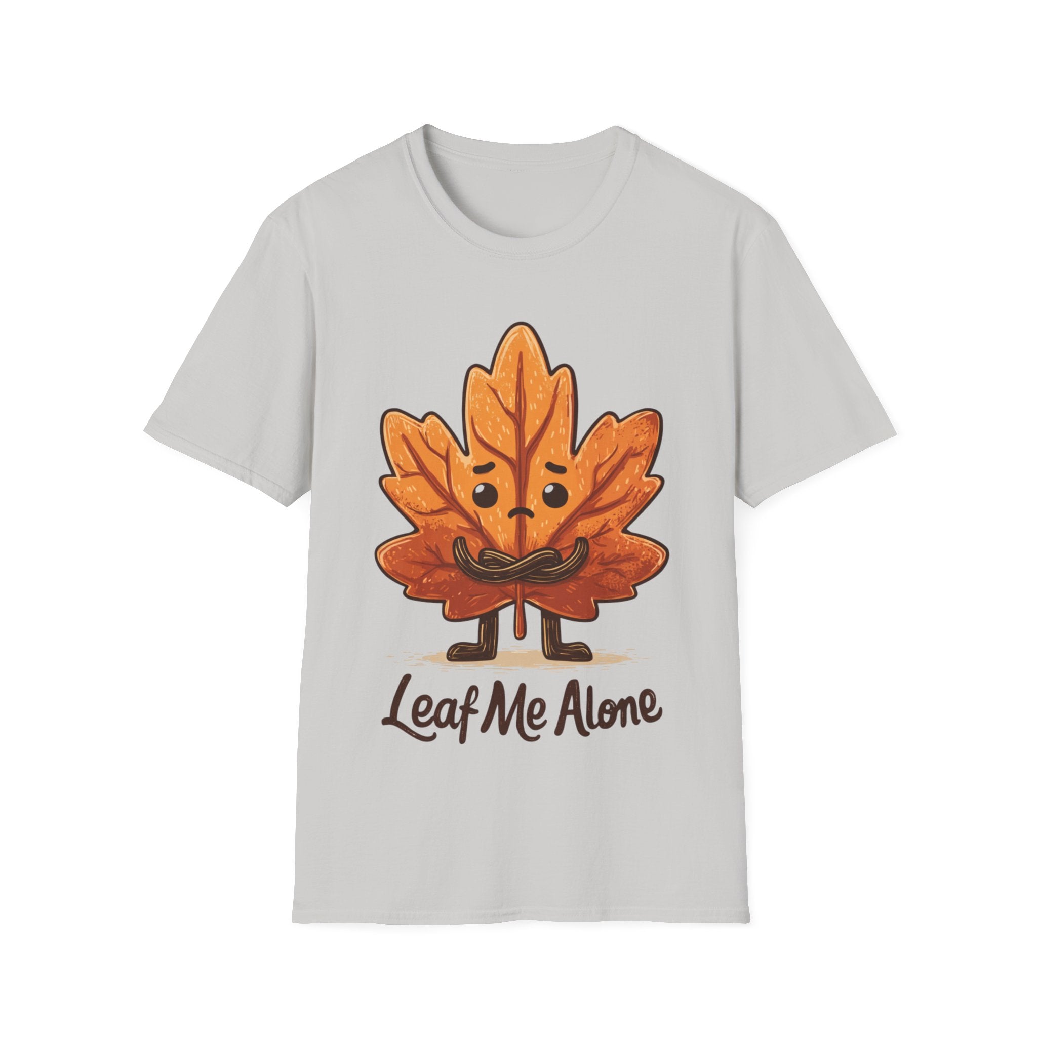 Leaf Me Alone Shirt | Funny Fall T-Shirt | Autumn Pun Graphic Tee | Cozy Pumpkin Season Unisex Top | Gift for Her or Him