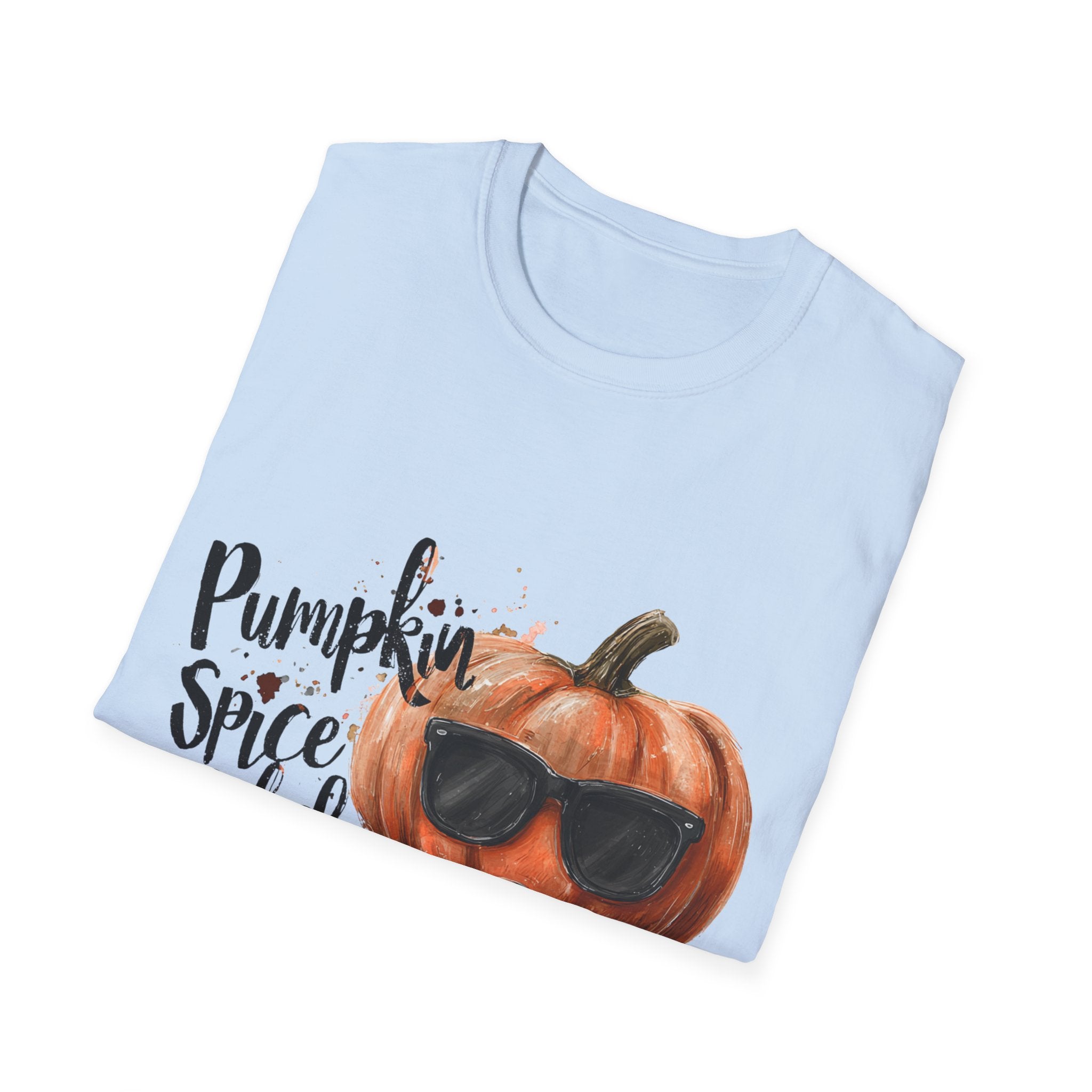 Funny Spooky Tee – Pumpkin Spice Rebel Halloween Graphic Shirt - Unisex Softstyle T-Shirt