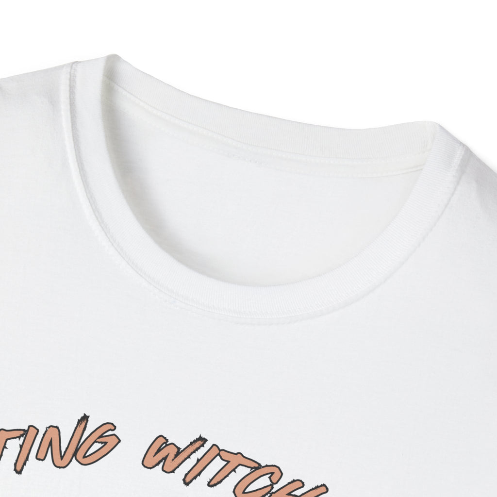 Resting Witch Face T-Shirt – Funny Halloween Graphic Tee for Women & Men | Unisex Cotton Shirt Softstyle T-Shirt