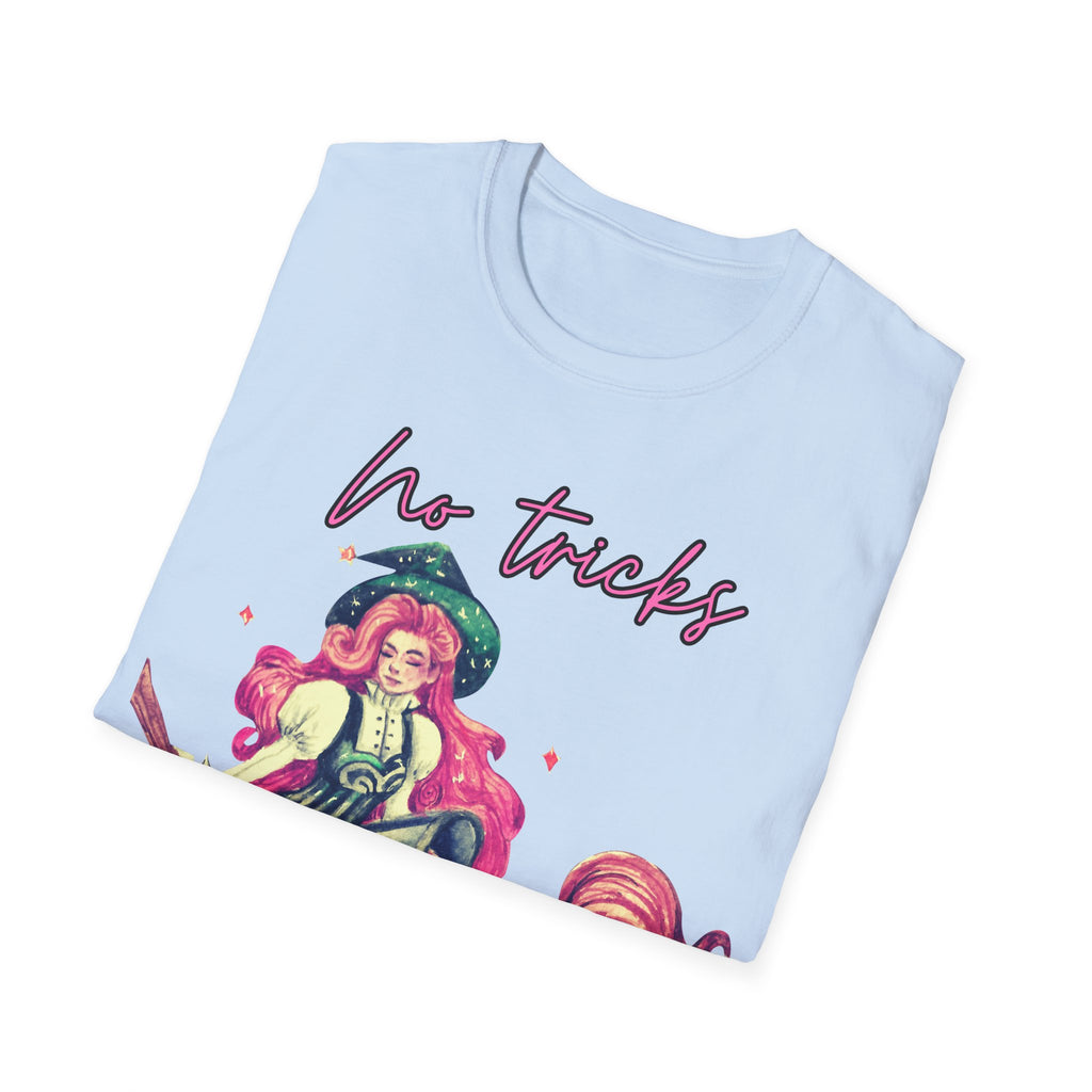 No Tricks Just Self-Love T-Shirt – Positive Halloween Graphic Tee | Unisex  Softstyle Cotton Shirt
