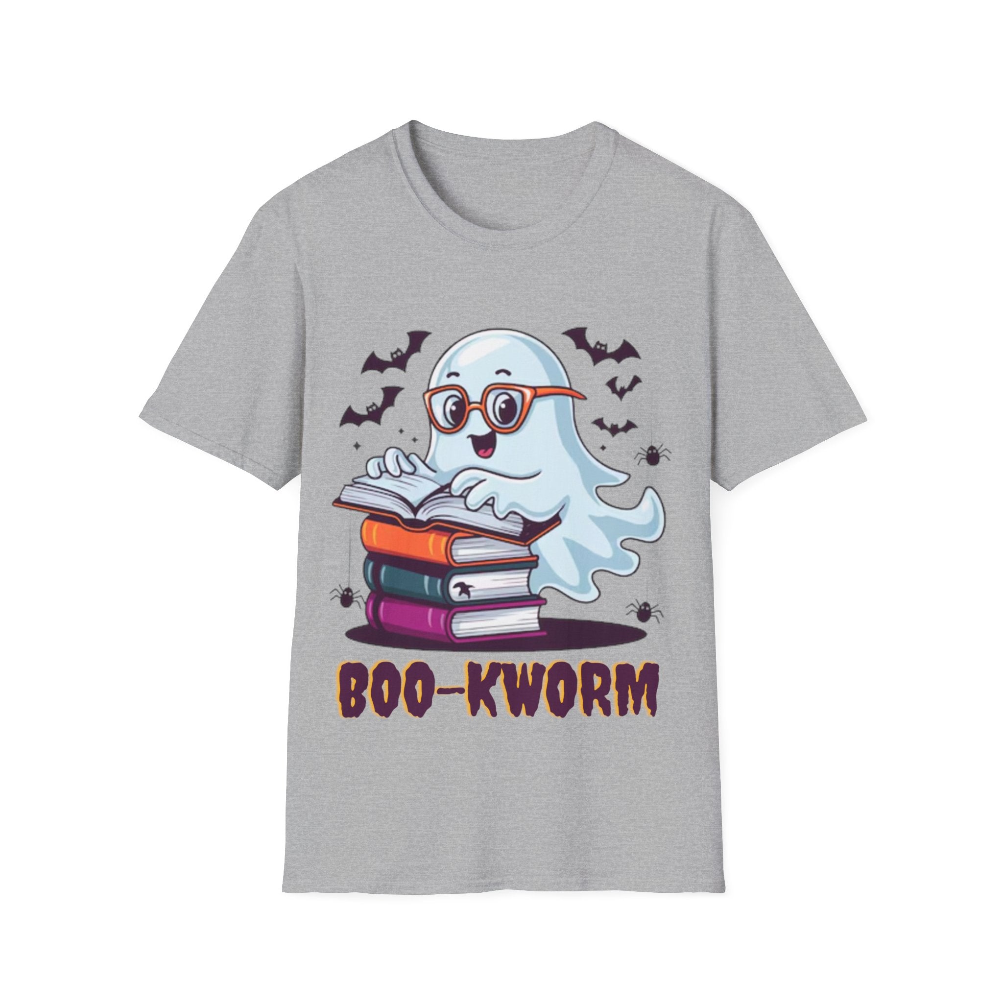 Boo-Kworm T-Shirt – Funny Halloween Book Lover Graphic Tee | Unisex Cotton Shirt
