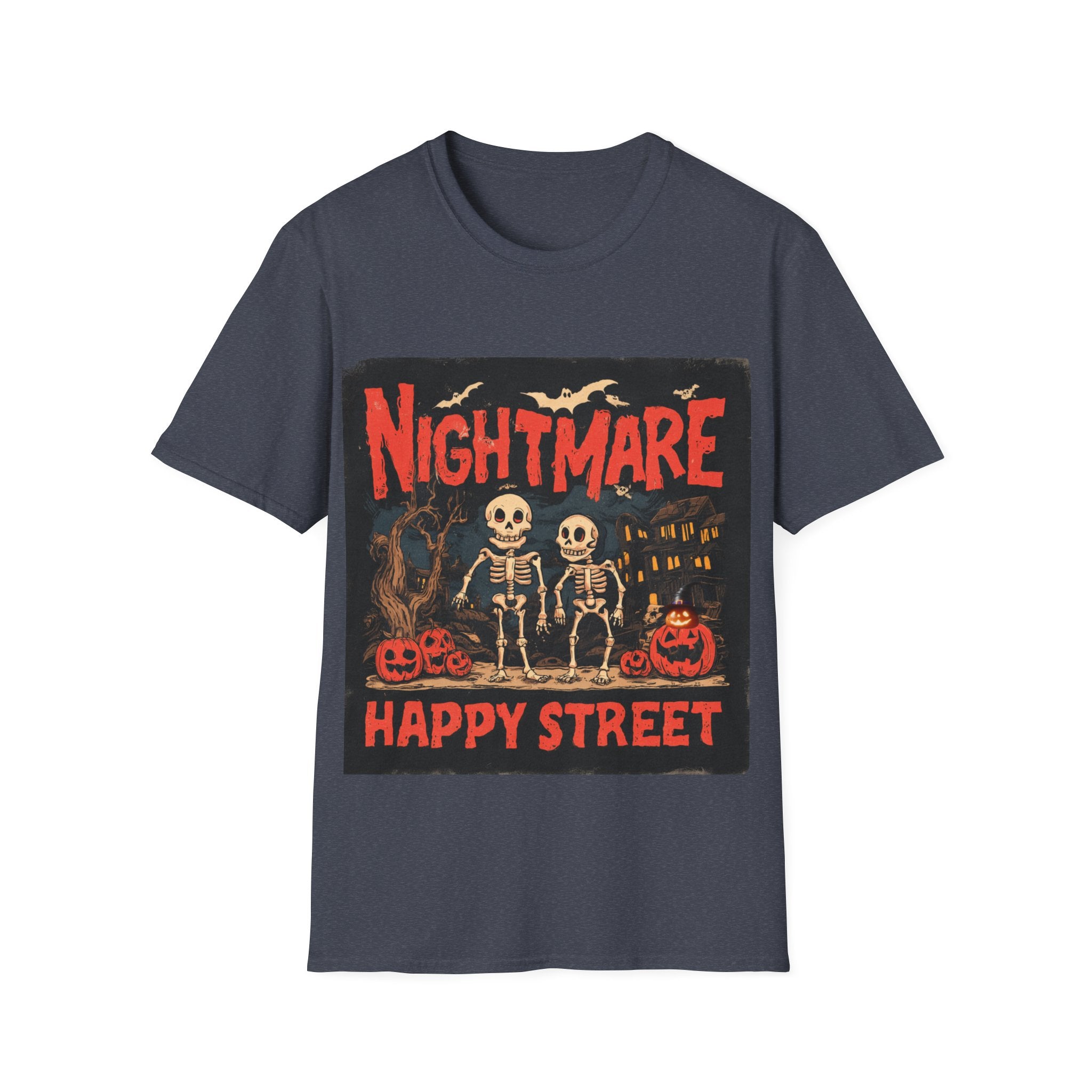 Nightmare Street Shirt | Scary Halloween T-Shirt | Spooky Horror Graphic Tee | Haunted House Creepy Unisex Top