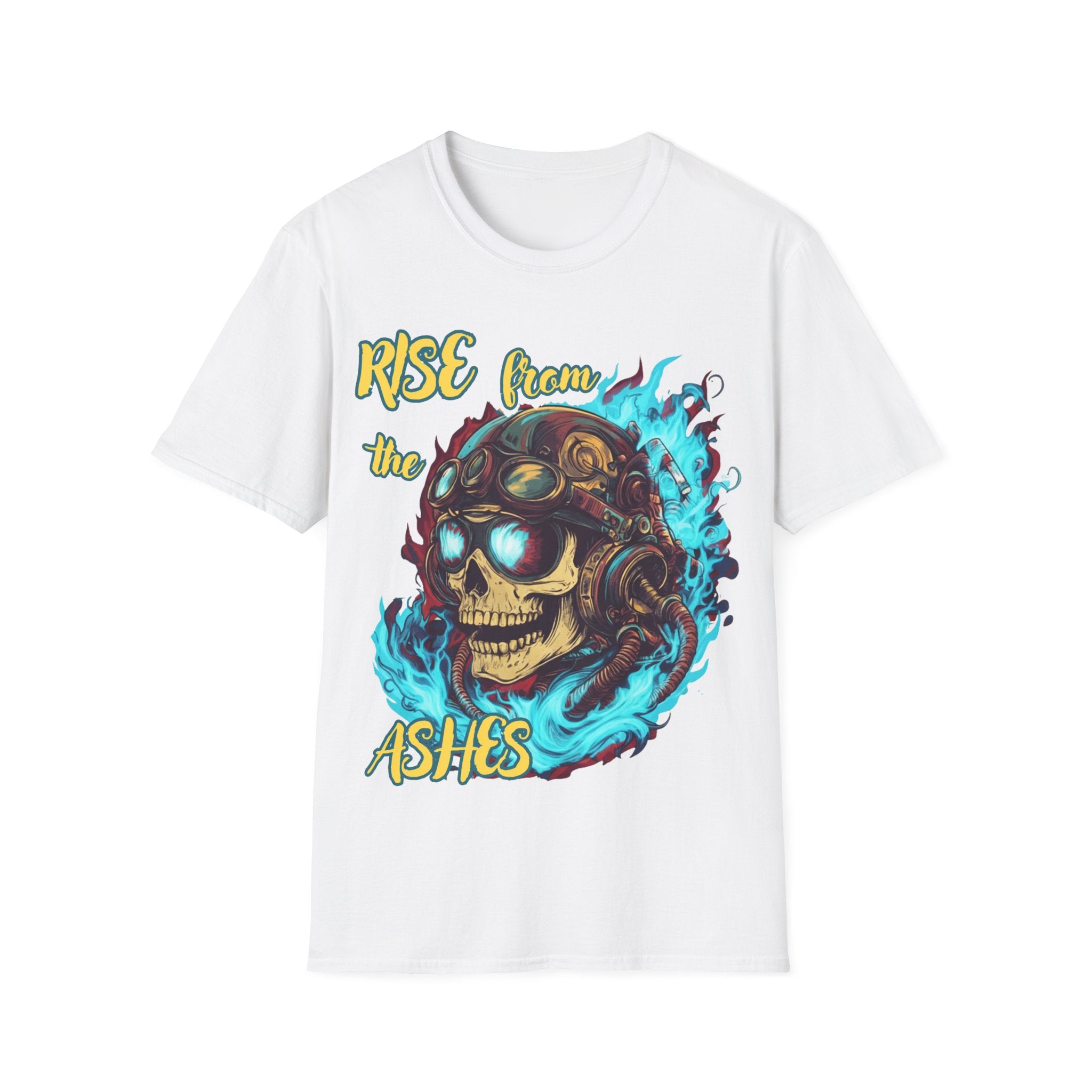 Rise from the Ashes Shirt – Empowering Quote Tee, Casual Streetwear -Uplifting Inspirational Gift