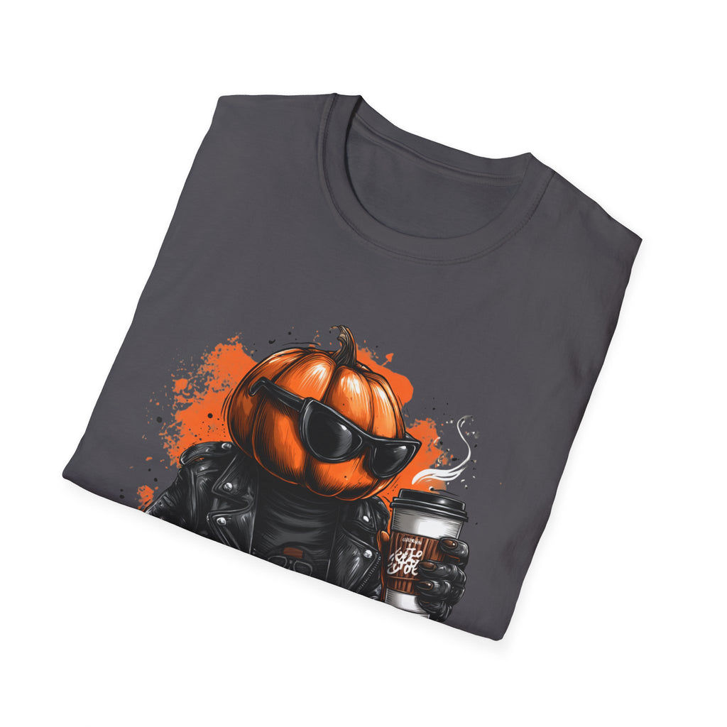 Pumpkin Rebel - Funny Halloween T-Shirt | Positive Spooky Season Graphic Tee - Unisex Softstyle T-Shirt