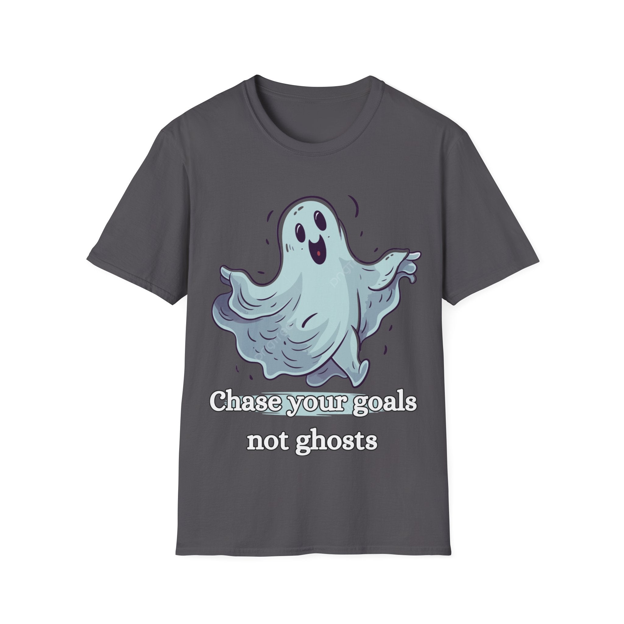 Chase Your Goals Not Ghosts Shirt – Funny Motivational Halloween Graphic Tee
