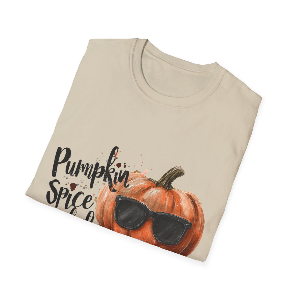 Funny Spooky Tee – Pumpkin Spice Rebel Halloween Graphic Shirt - Unisex Softstyle T-Shirt