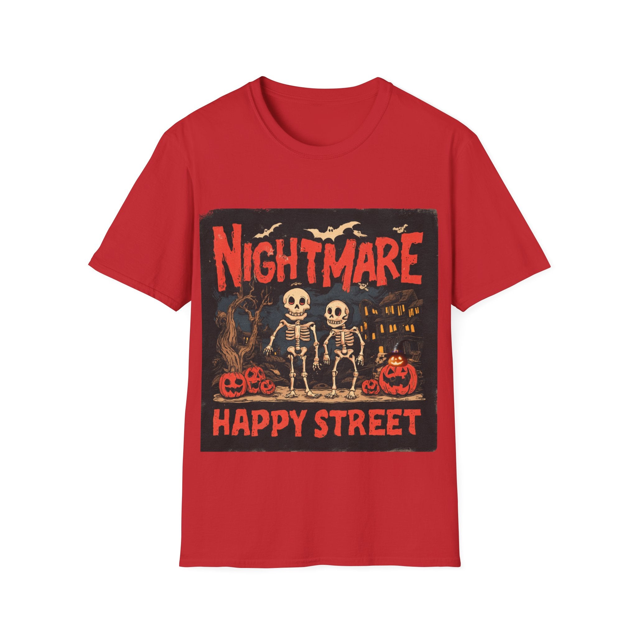Nightmare Street Shirt | Scary Halloween T-Shirt | Spooky Horror Graphic Tee | Haunted House Creepy Unisex Top
