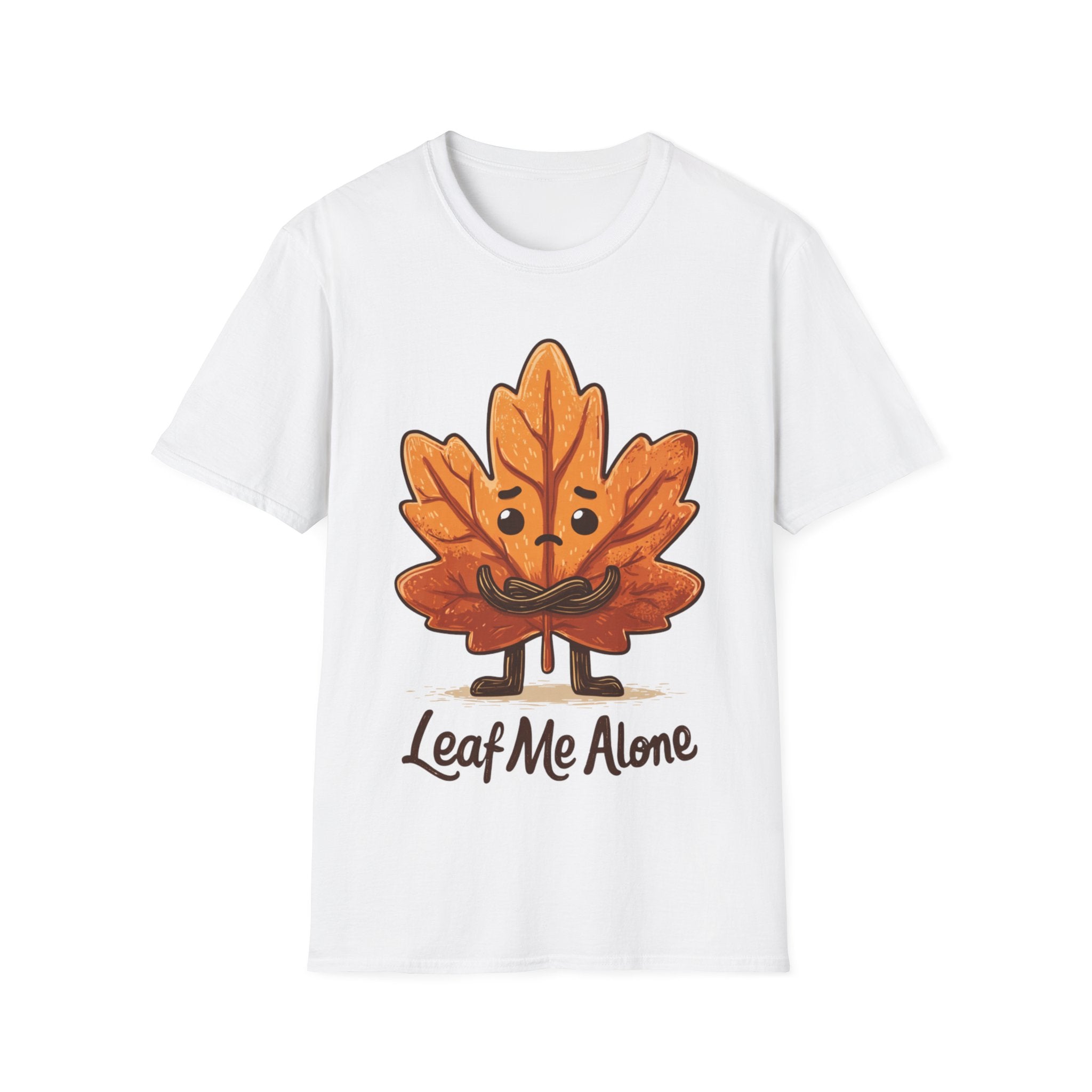 Leaf Me Alone Shirt | Funny Fall T-Shirt | Autumn Pun Graphic Tee | Cozy Pumpkin Season Unisex Top | Gift for Her or Him
