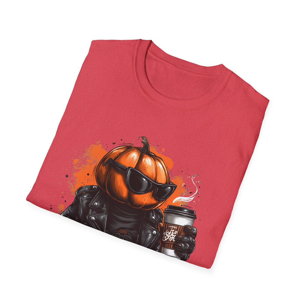 Pumpkin Rebel - Funny Halloween T-Shirt | Positive Spooky Season Graphic Tee - Unisex Softstyle T-Shirt