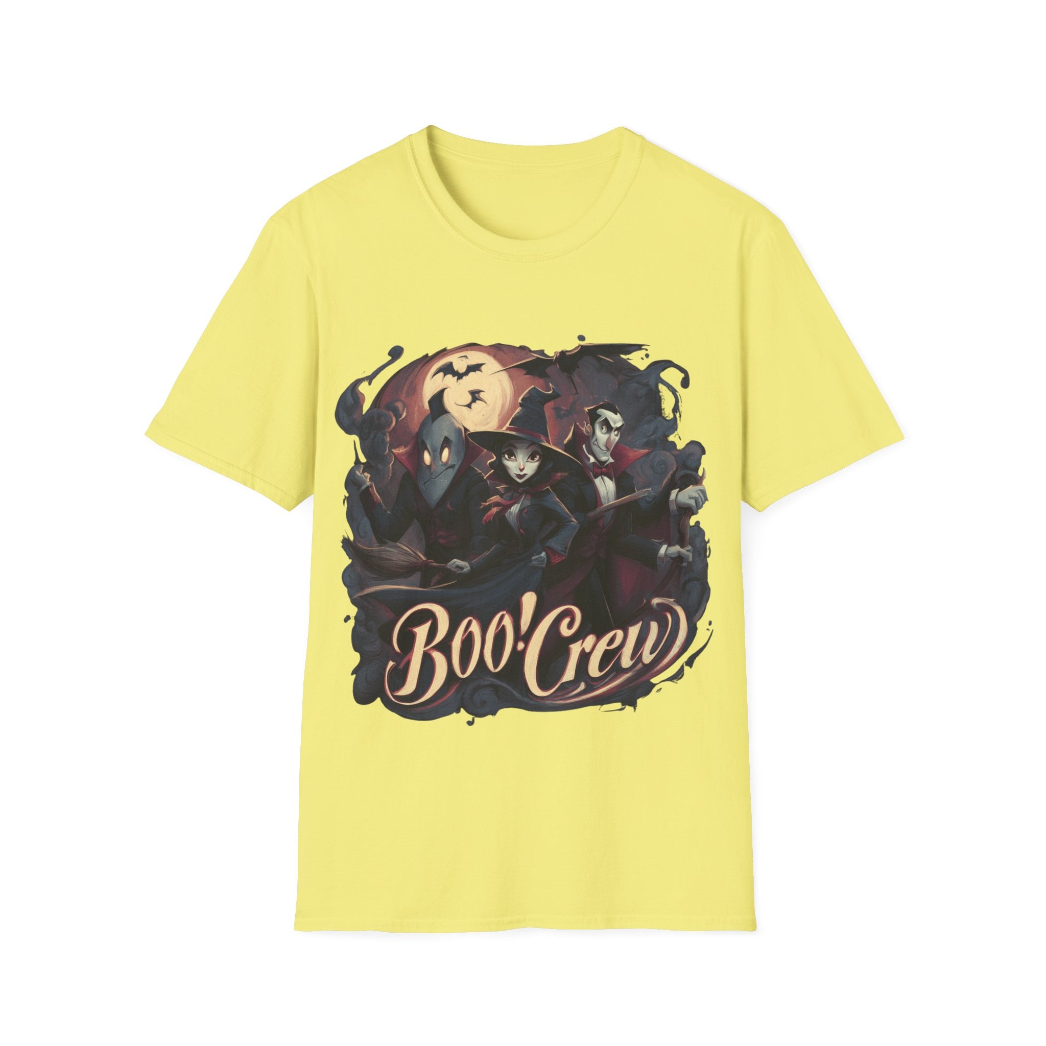 Boo Crew T-Shirt – Funny Halloween Matching Graphic Tee | Unisex Cotton Shirt