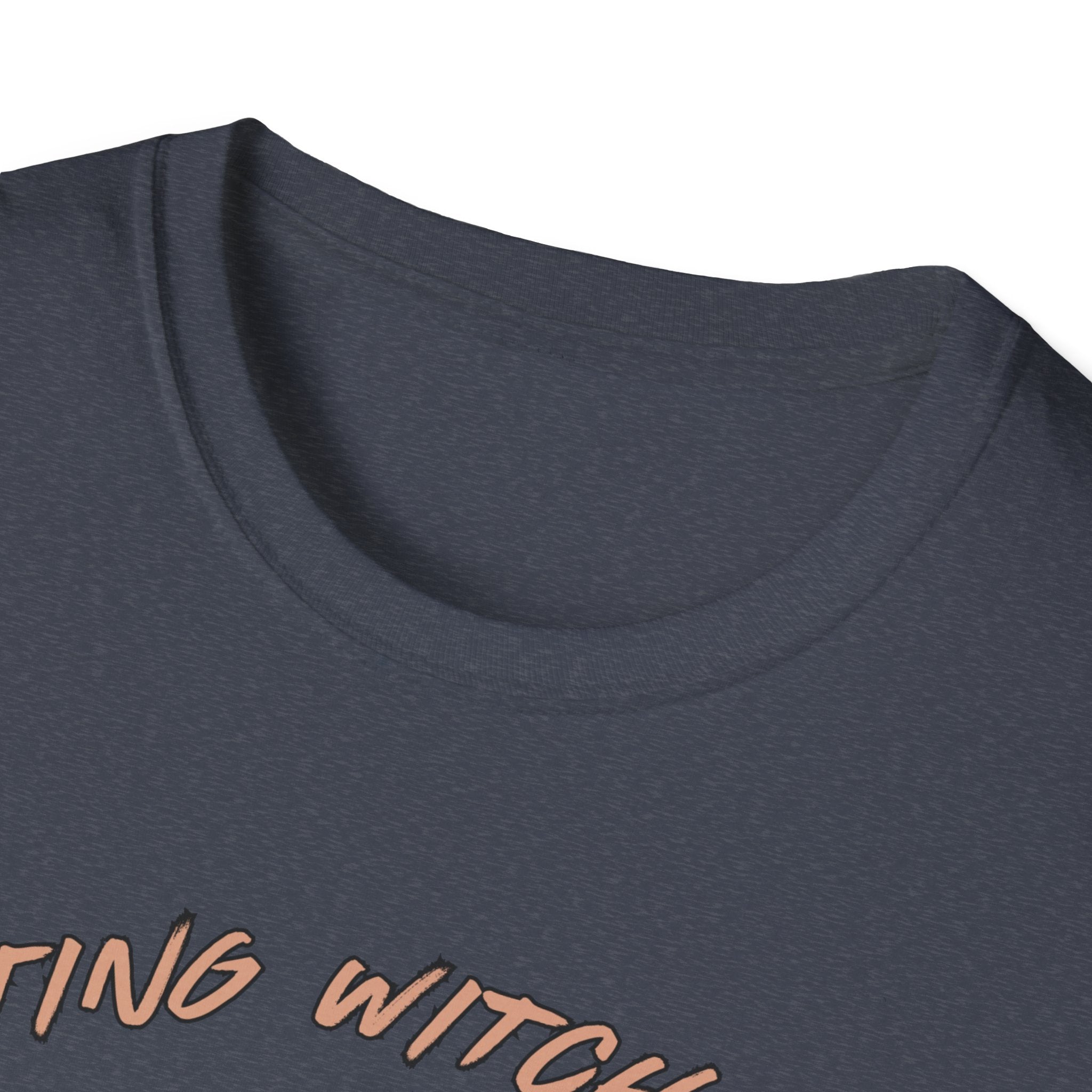 Resting Witch Face T-Shirt – Funny Halloween Graphic Tee for Women & Men | Unisex Cotton Shirt Softstyle T-Shirt