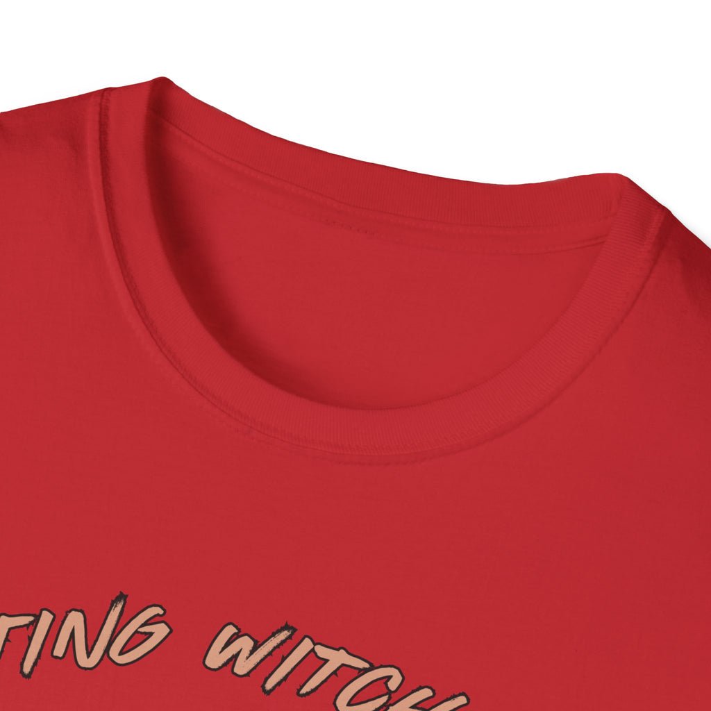 Resting Witch Face T-Shirt – Funny Halloween Graphic Tee for Women & Men | Unisex Cotton Shirt Softstyle T-Shirt