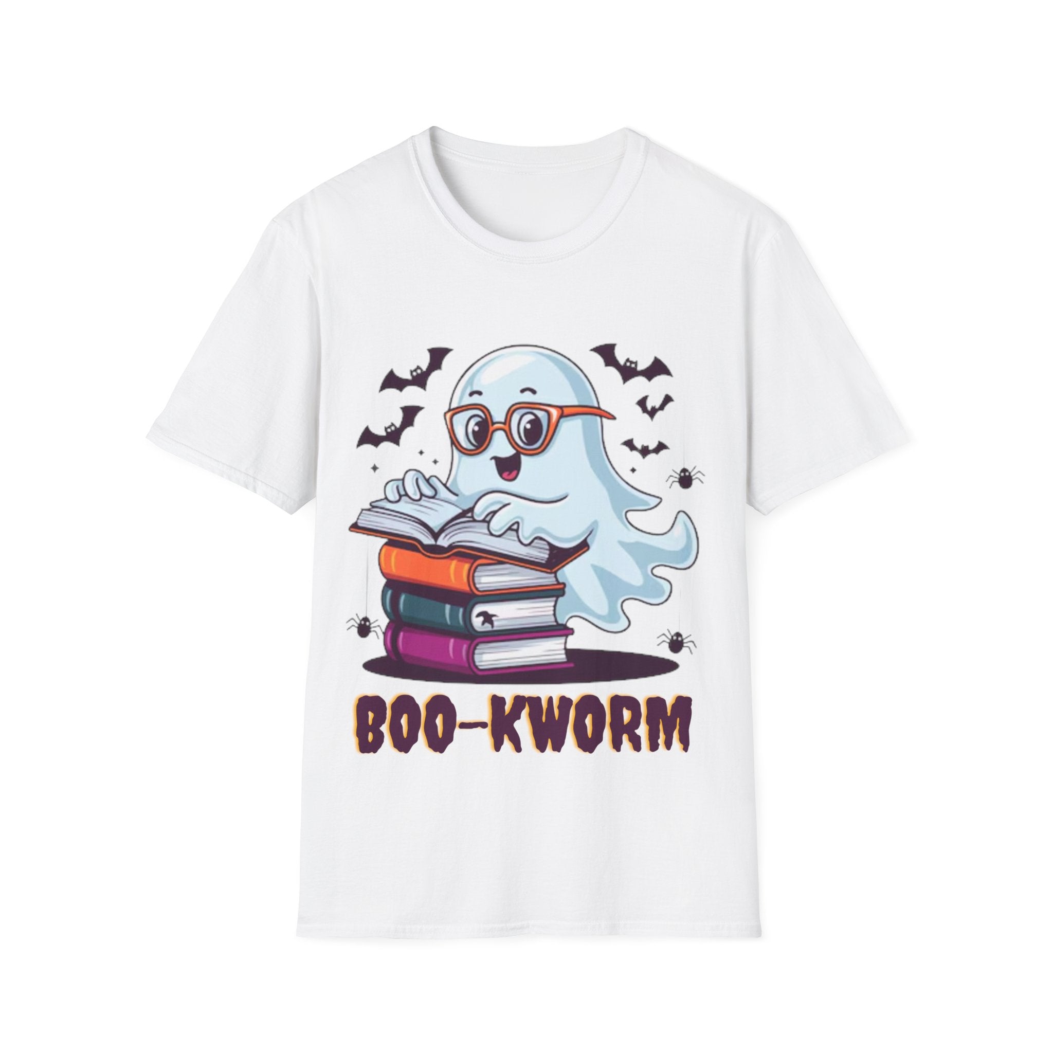 Boo-Kworm T-Shirt – Funny Halloween Book Lover Graphic Tee | Unisex Cotton Shirt