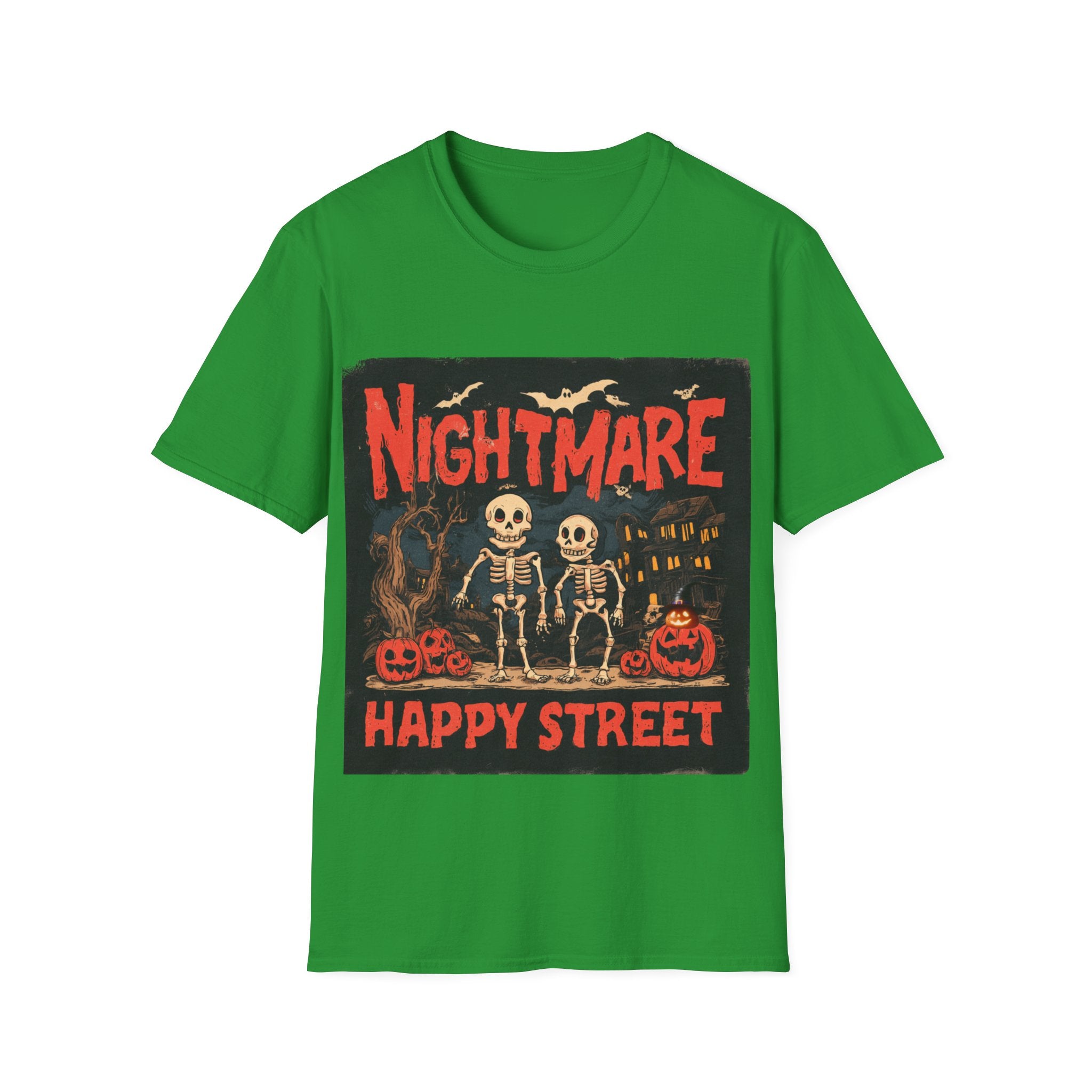 Nightmare Street Shirt | Scary Halloween T-Shirt | Spooky Horror Graphic Tee | Haunted House Creepy Unisex Top