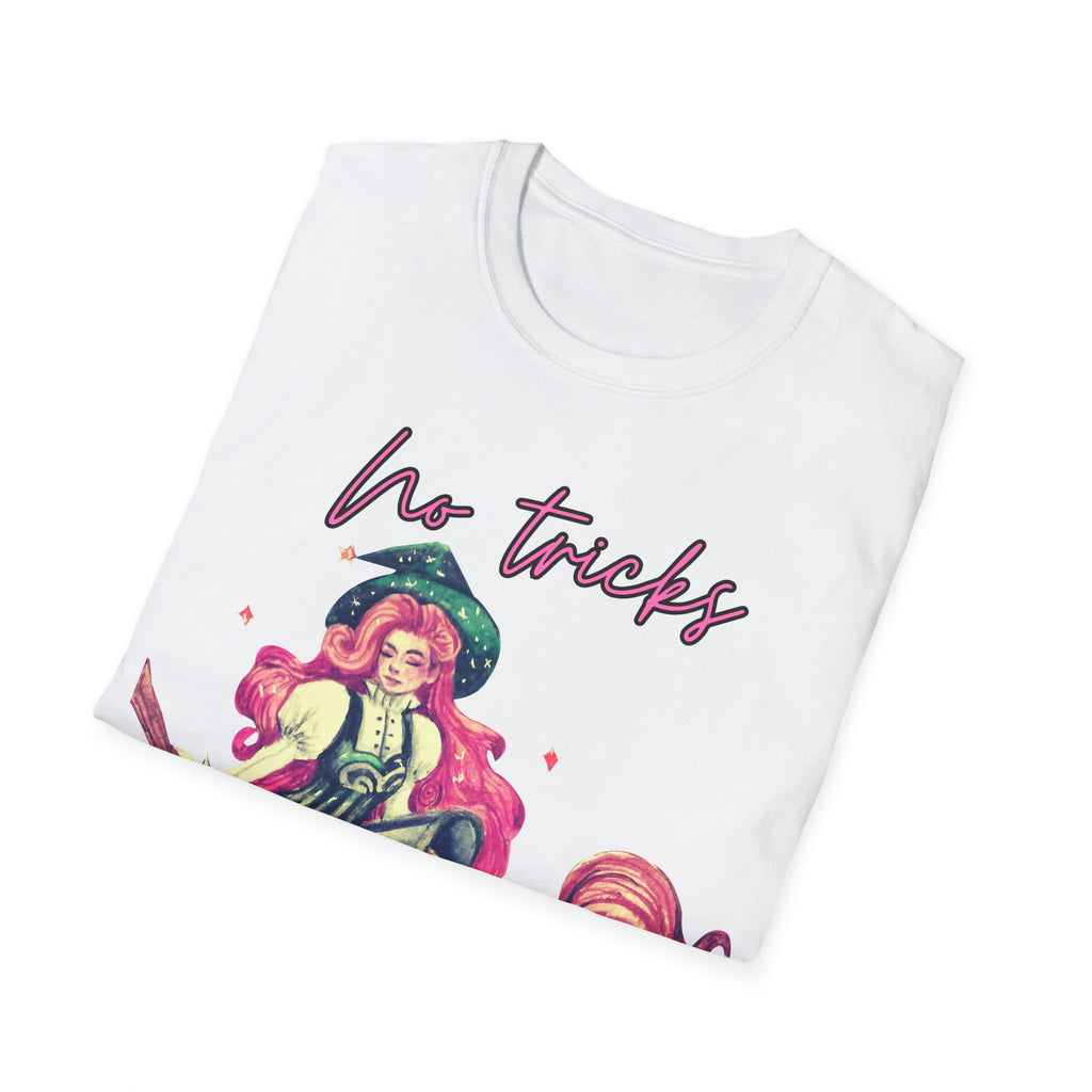 No Tricks Just Self-Love T-Shirt – Positive Halloween Graphic Tee | Unisex  Softstyle Cotton Shirt