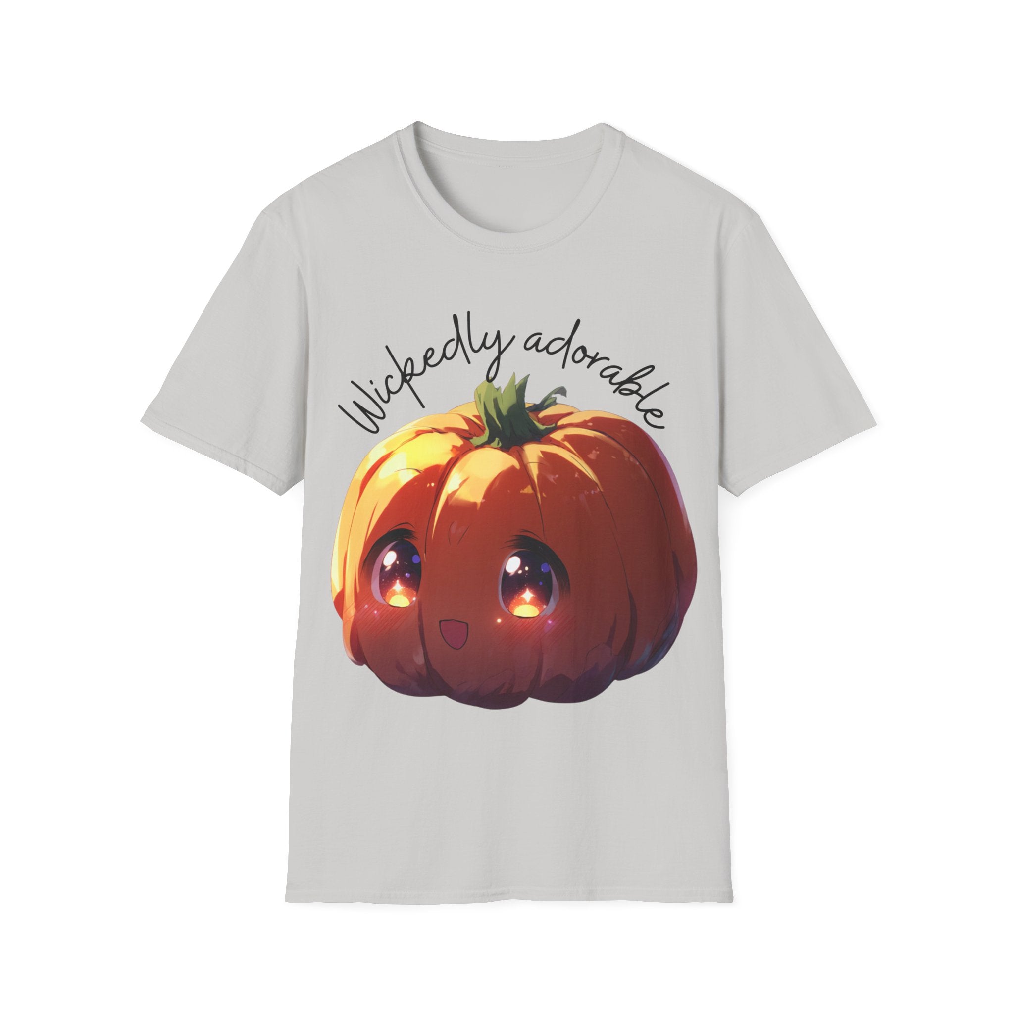 Wickedly Adorable Shirt | Cute Halloween T-Shirt | pumpkin head Graphic Tee | Spooky Season Outfit | Fall Party Topv