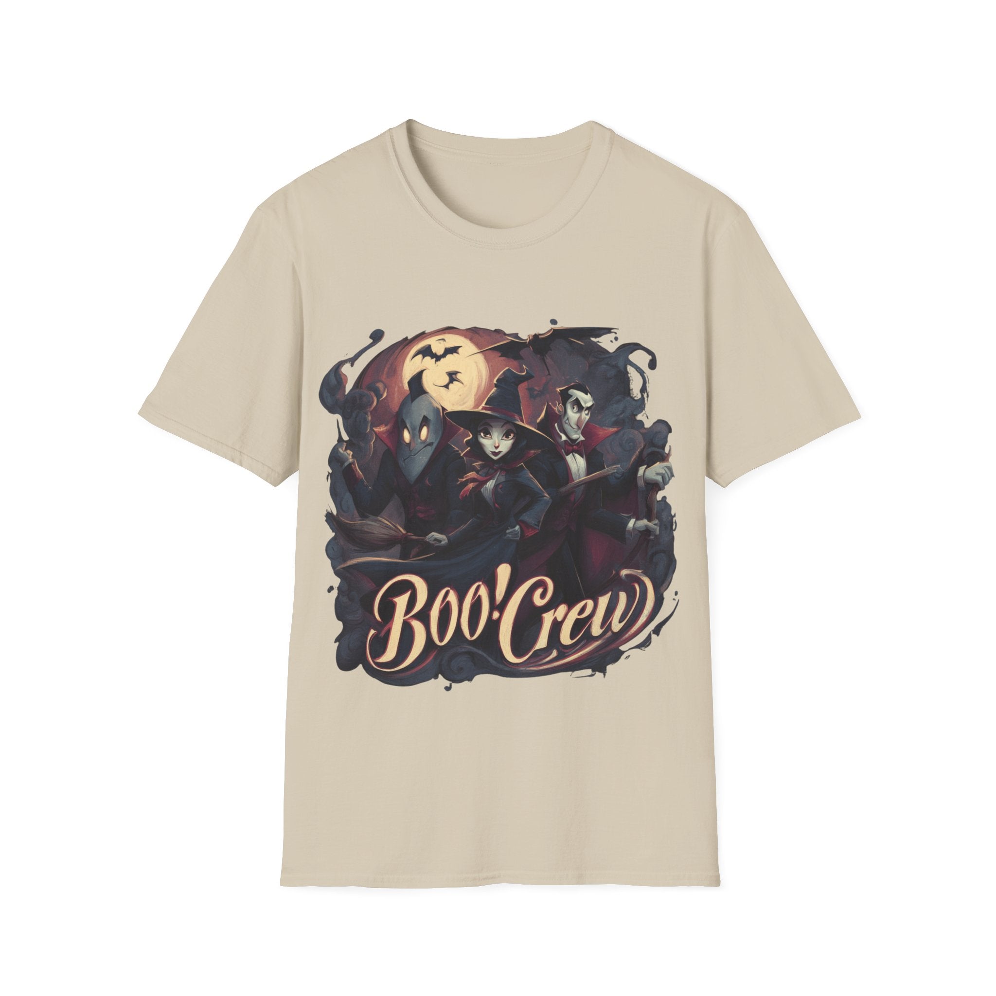 Boo Crew T-Shirt – Funny Halloween Matching Graphic Tee | Unisex Cotton Shirt