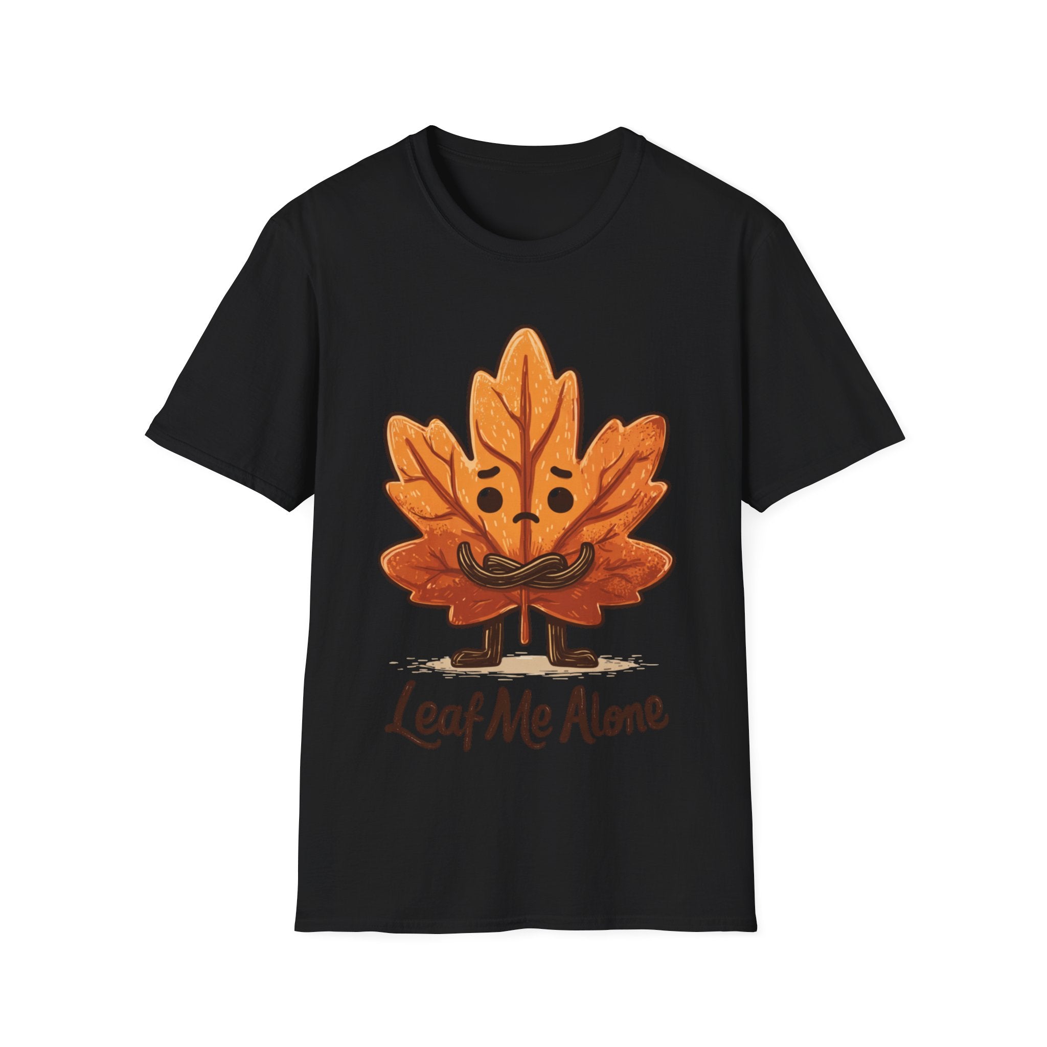 Leaf Me Alone Shirt | Funny Fall T-Shirt | Autumn Pun Graphic Tee | Cozy Pumpkin Season Unisex Top | Gift for Her or Him