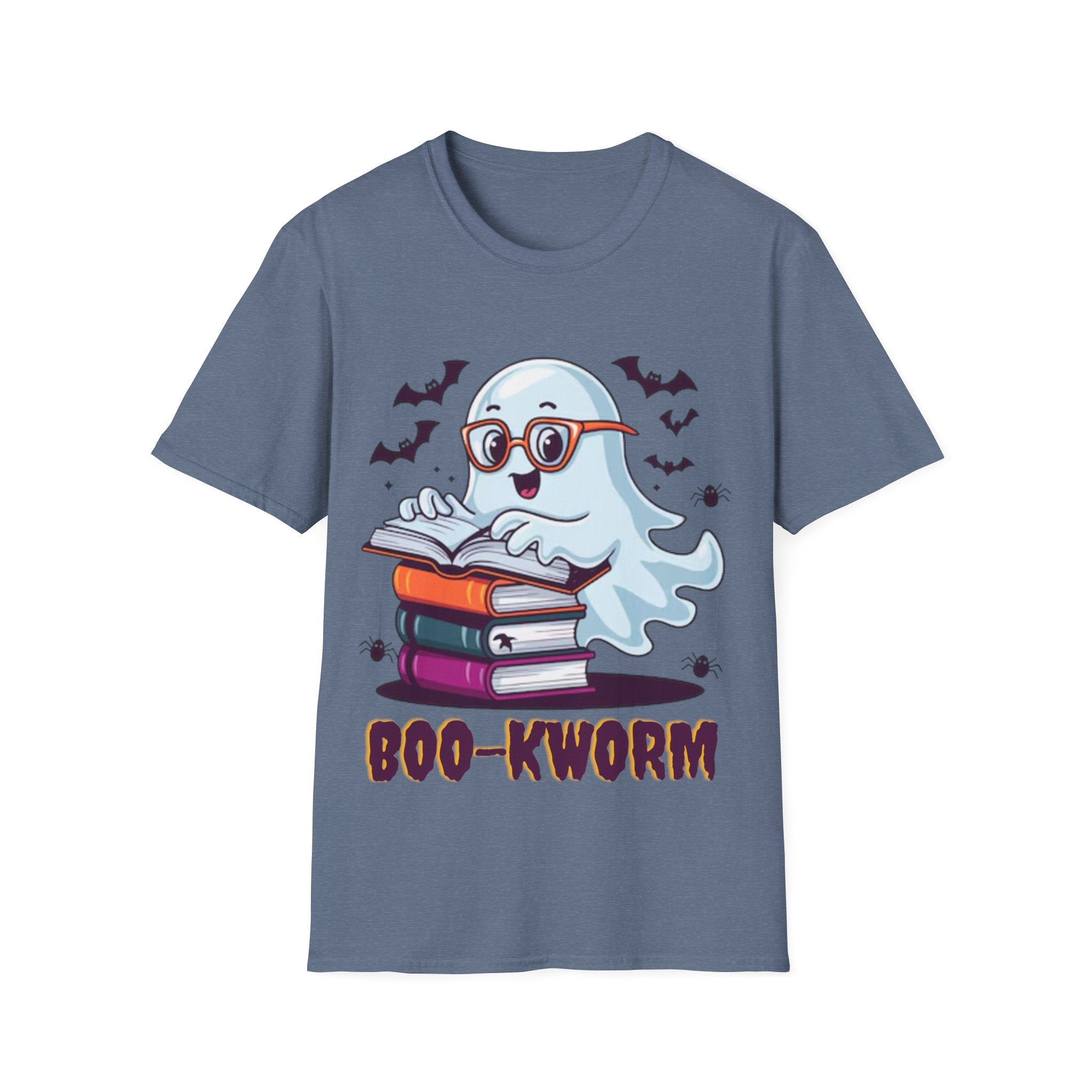 Boo-Kworm T-Shirt – Funny Halloween Book Lover Graphic Tee | Unisex Cotton Shirt