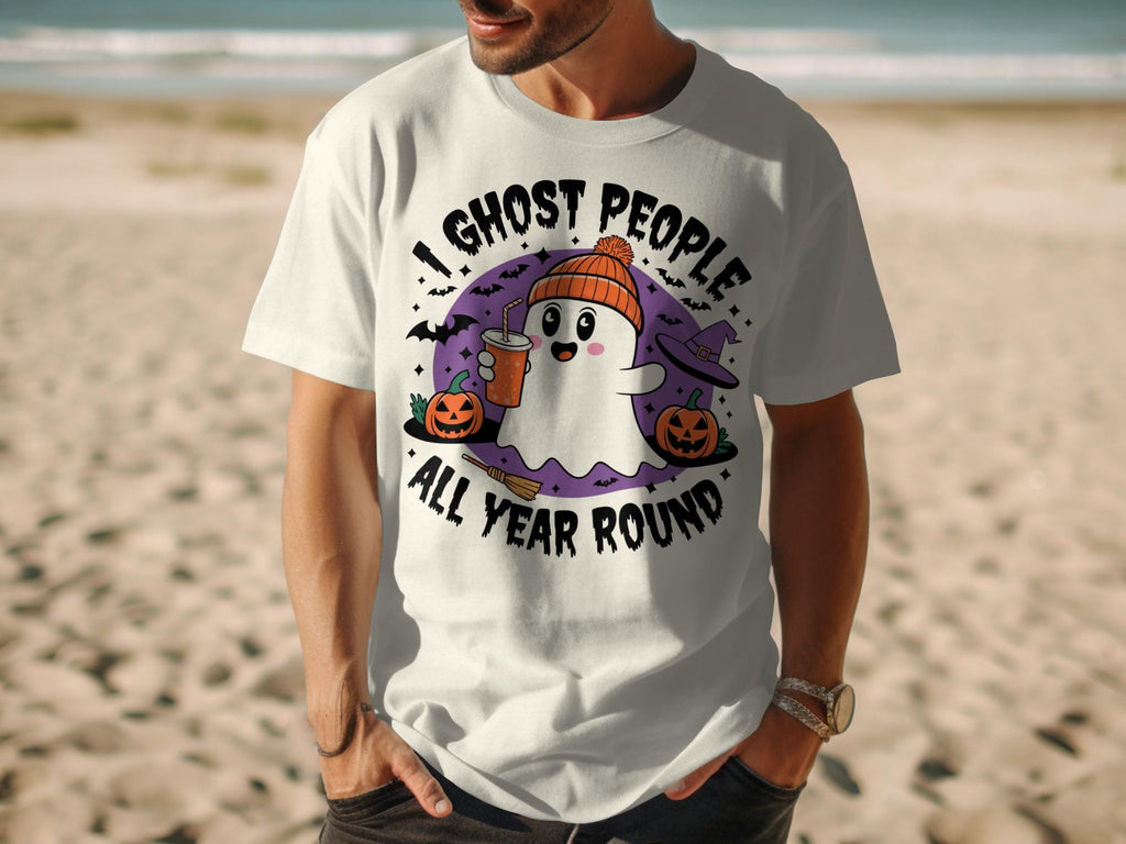 Halloween ghost shirt, funny Halloween shirt, spooky season shirt, ghost people shirt, Halloween graphic tee, ghost humor shirt
