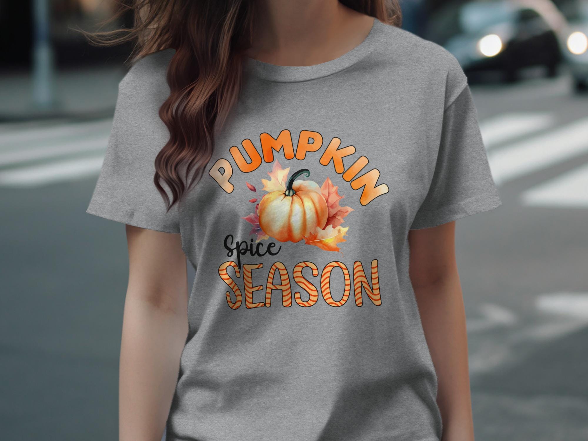 Pumpkin Spice Season Shirt, Fall Themed Graphic Tee, Autumn Vibes T-Shirt, Trendy Thanksgiving Apparel, Cozy Seasonal Outfit