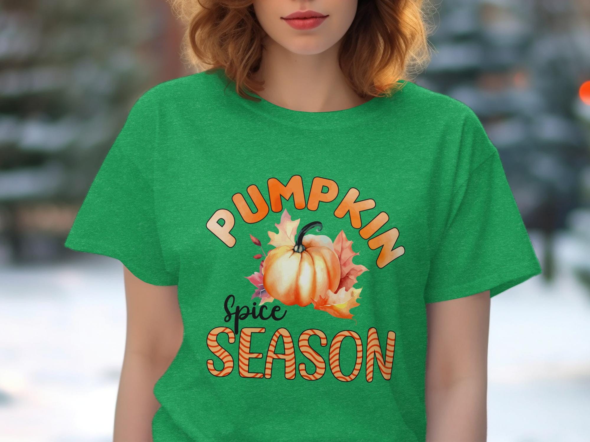 Pumpkin Spice Season Shirt, Fall Autumn Graphic Tee, Cute Pumpkin T-Shirt, Seasonal Harvest Fashion, Cozy Autumn Outfit