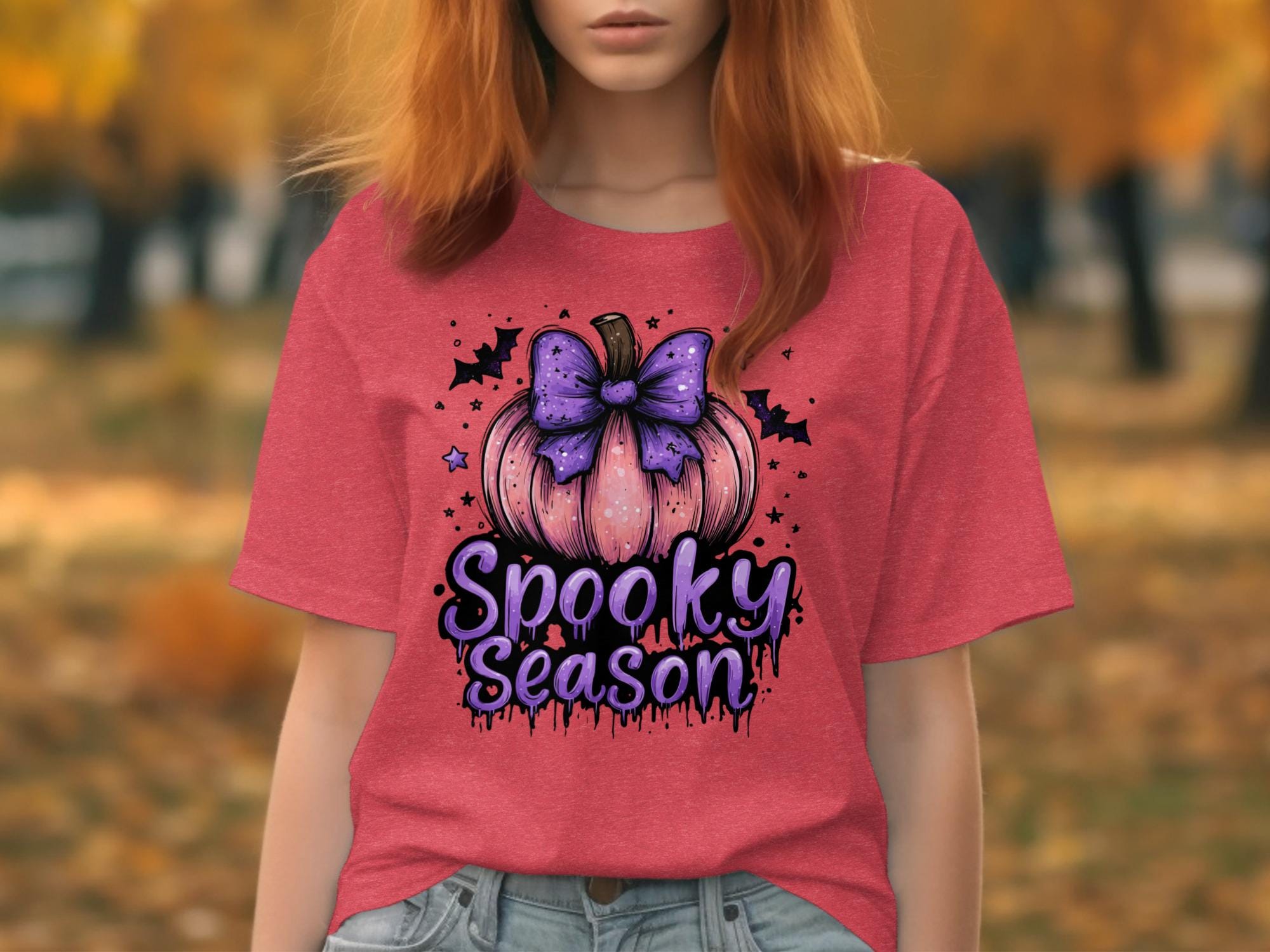 Spooky Season Halloween shirt, Cute Halloween t-shirt, Pumpkin graphic tee, Fall fashion shirt, Fun Halloween clothing