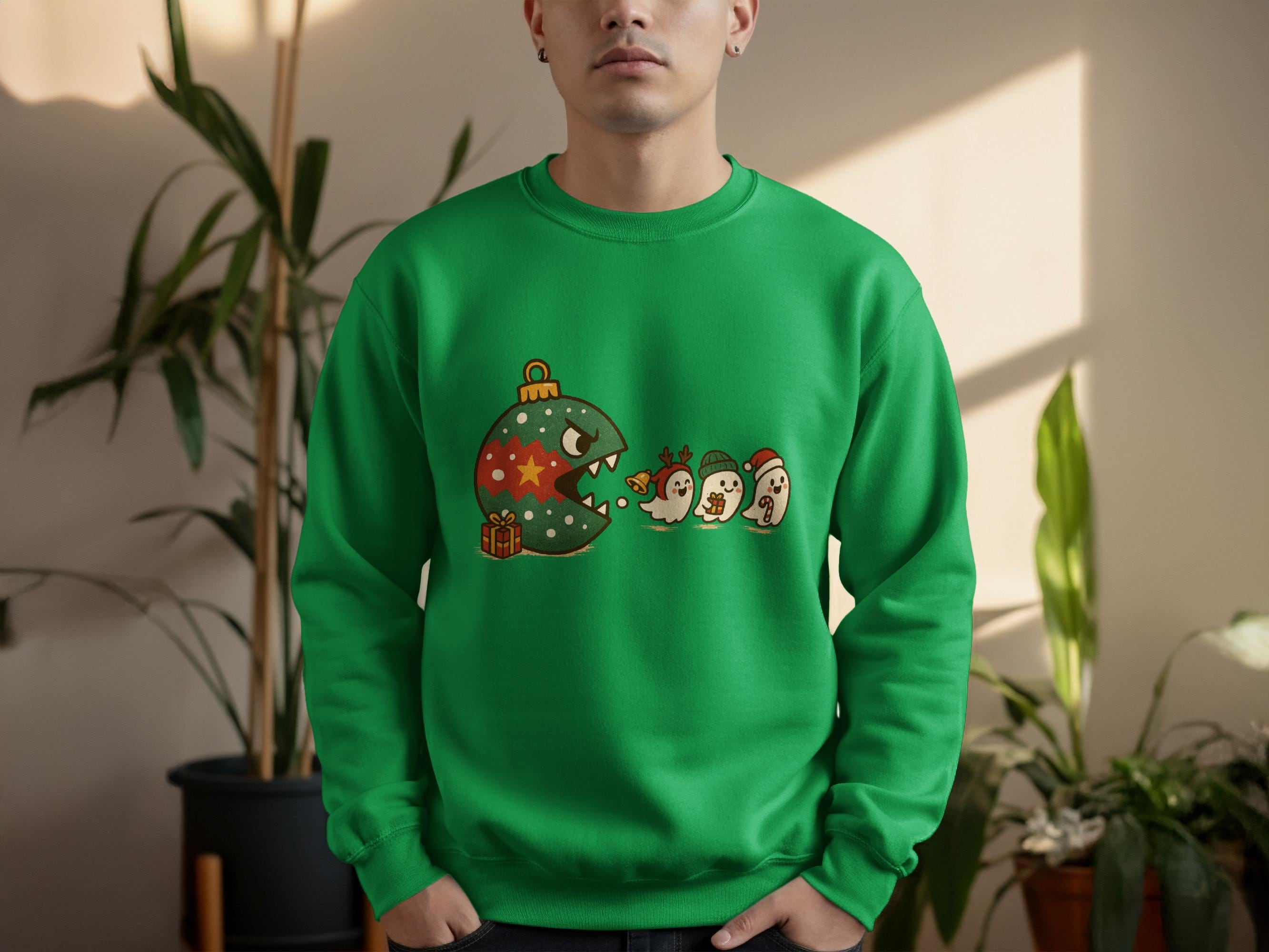 Christmas Sweater Ugly Christmas Sweater Holiday Sweatshirt Funny Christmas Sweater Xmas Party Sweatshirt Cozy Winter Sweater