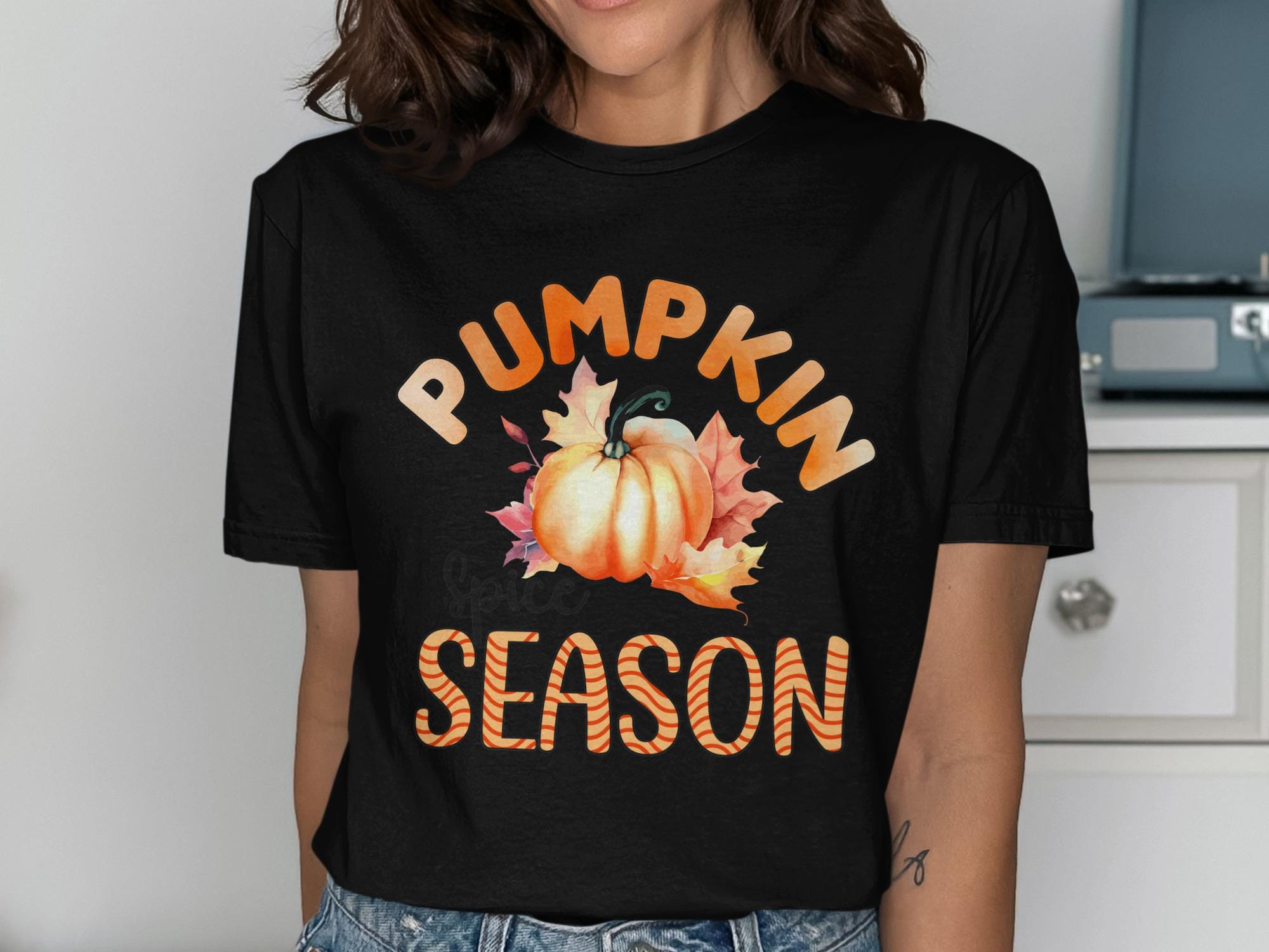 Pumpkin Season Shirt, Autumn Graphic Tee, Fall Harvest T-Shirt, Cute Pumpkin Design, Seasonal Fashion, Casual Fall Wear, Gift Idea