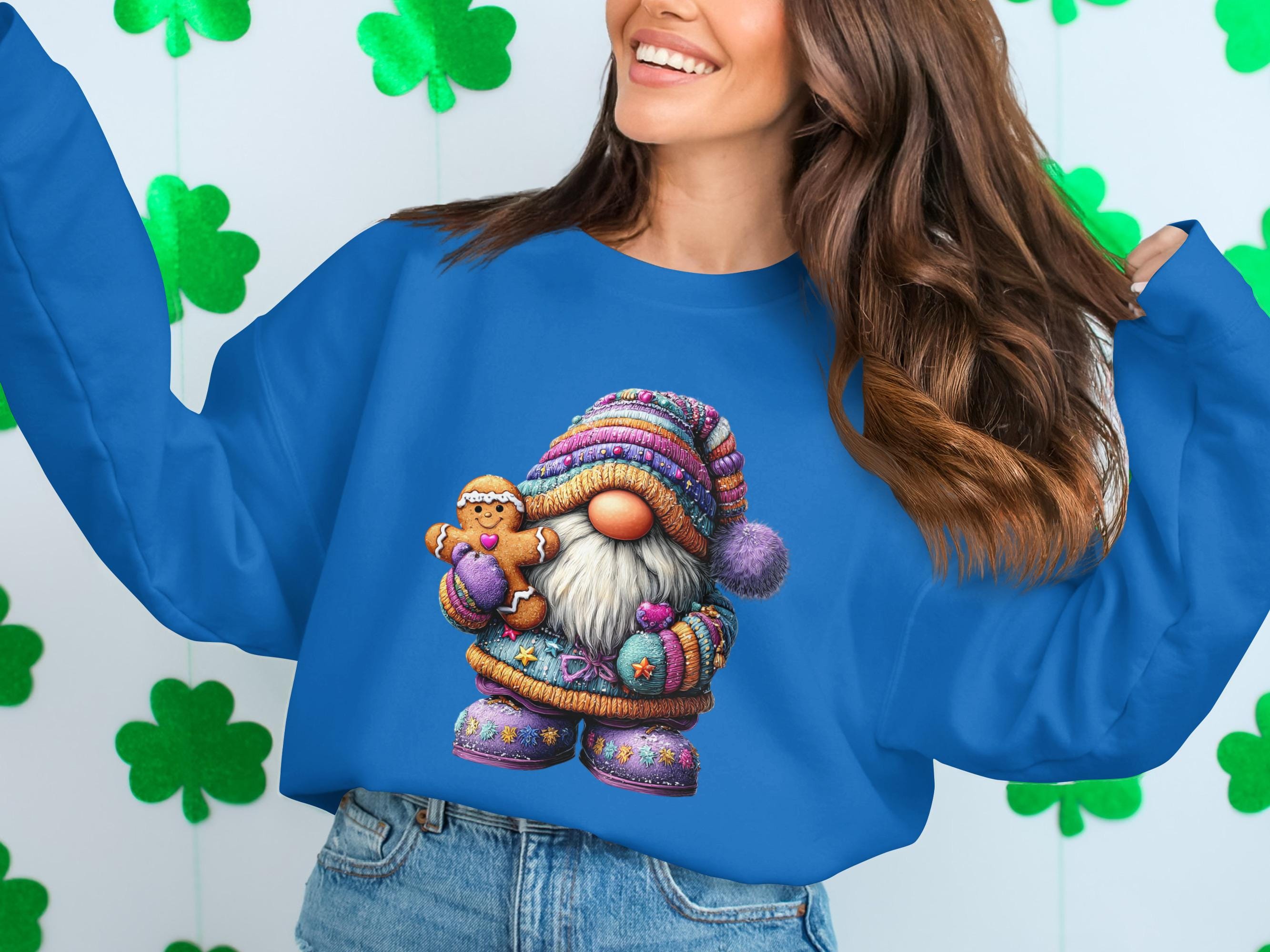 St. Patrick&#39;s Day Gnome Sweatshirt, Cute Holiday Gnome Shirt, Irish Celebrations, Lucky Leprechaun Gift, Fun Saint Patrick&#39;s Apparel